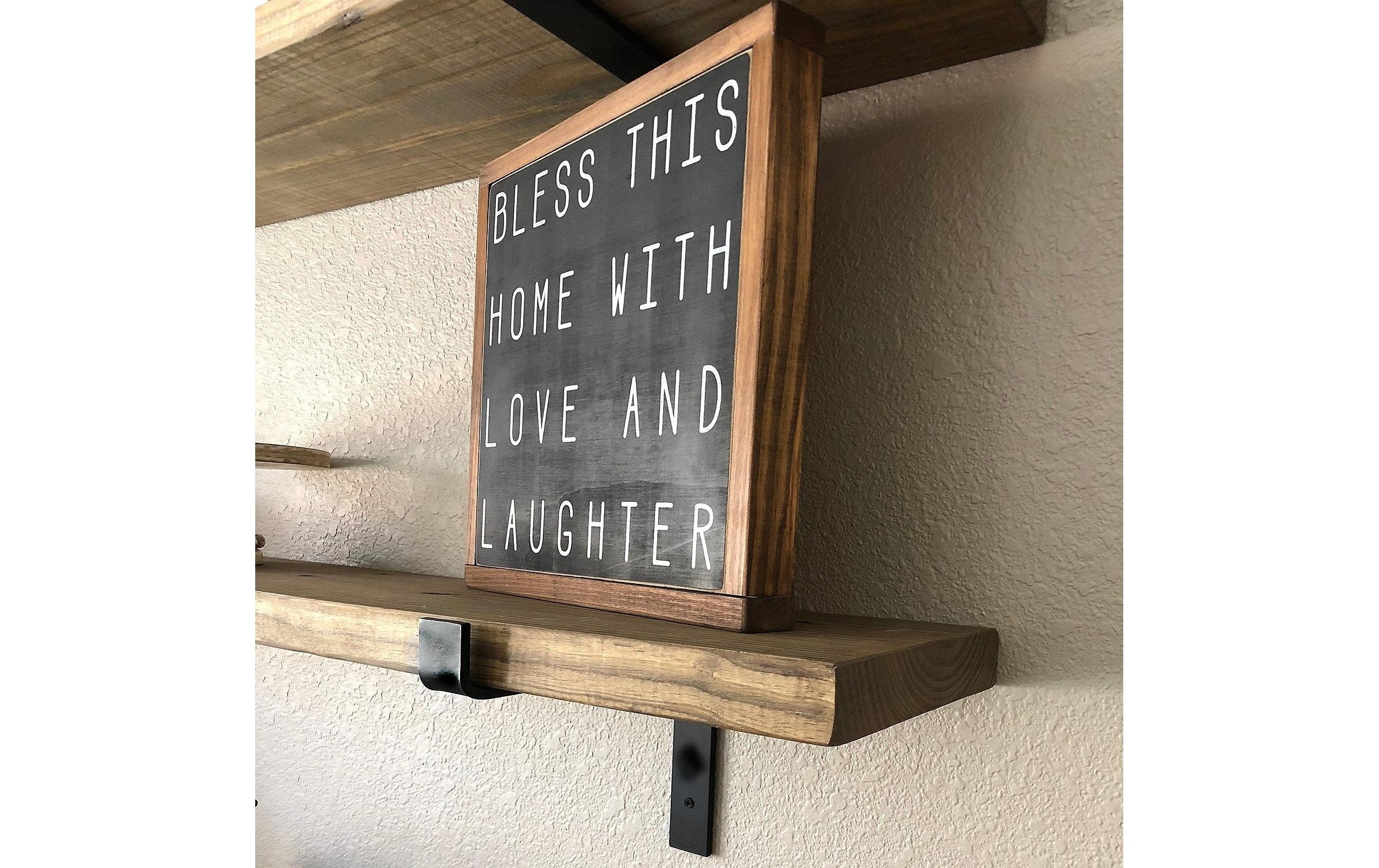 WOODY FASHION Wandregal »LAM006 2 Stück«