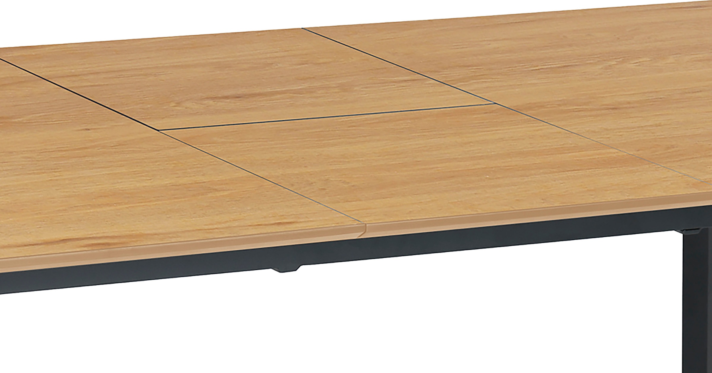 byLIVING Esstisch »Oklahoma« mit Auszug 160-200 cm, mit Schweizer Kante, HPL-Beschichtung