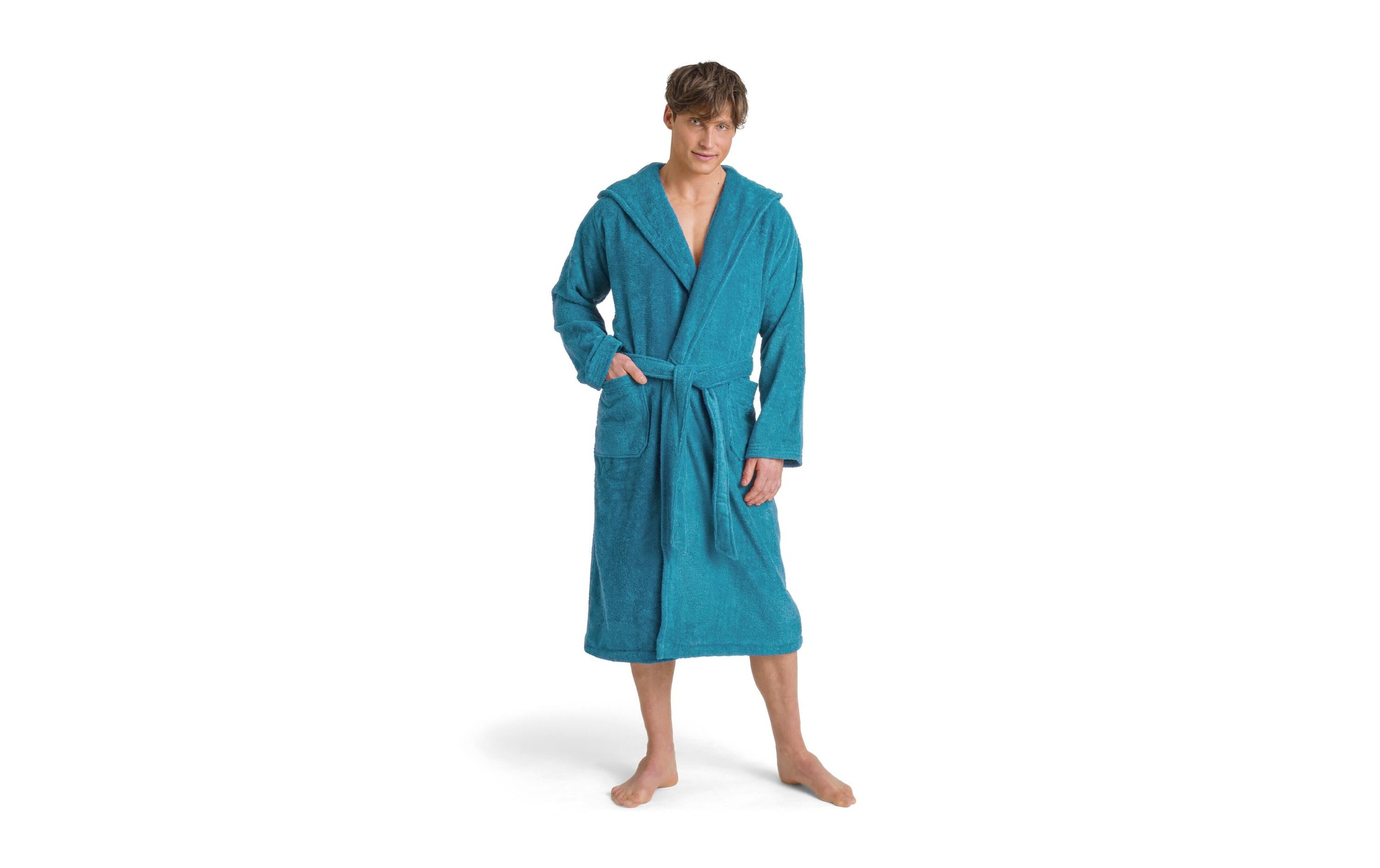 Möve Unisex-Bademantel »Superwuschel Kapuze, ideal für Sauna & Spa, Hotelbademantel« 1 Stk. in Uni