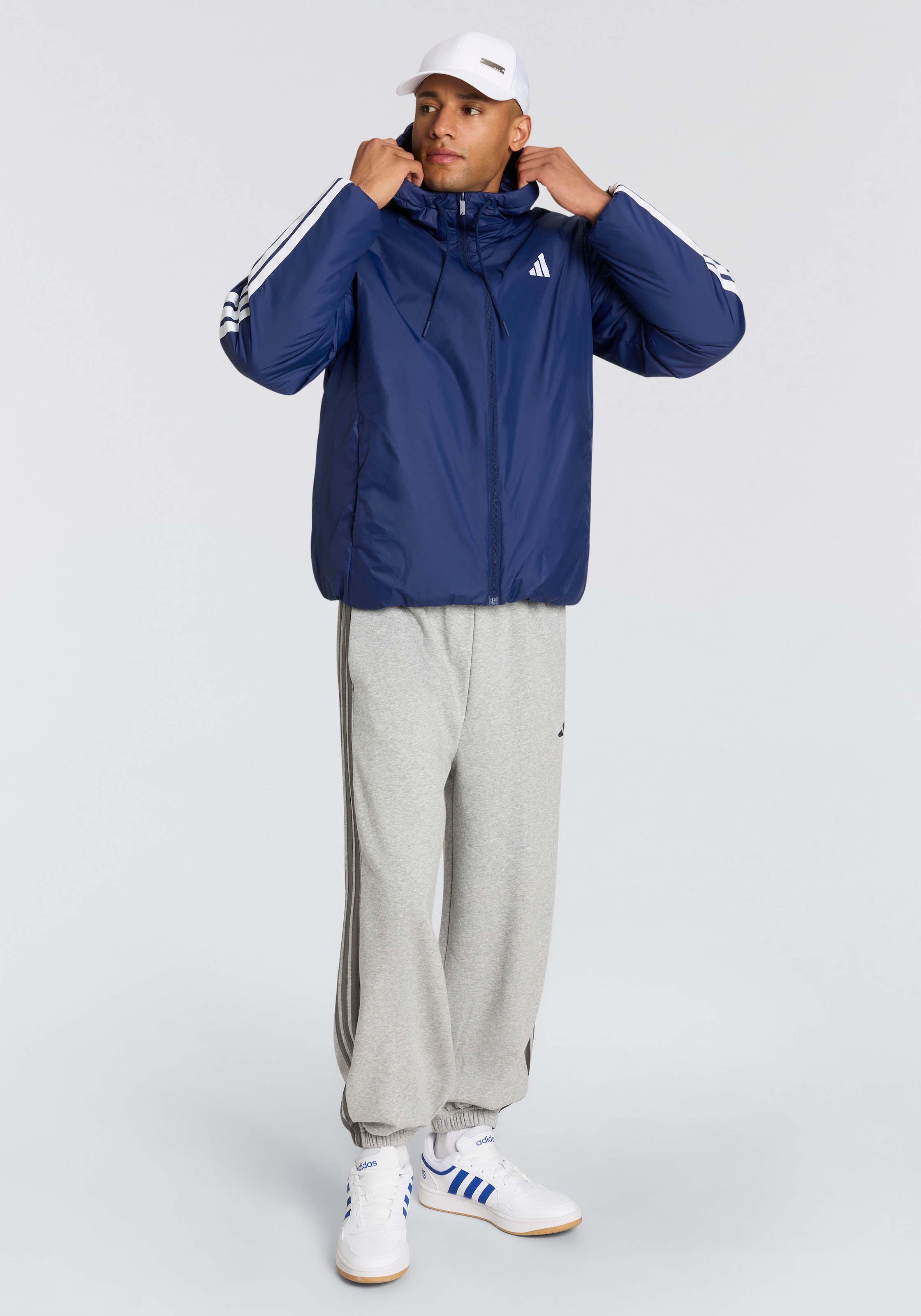 adidas Sportswear Outdoorjacke »ESSENTIALS CLIMAWARM 3-STREIFEN INSULATED«