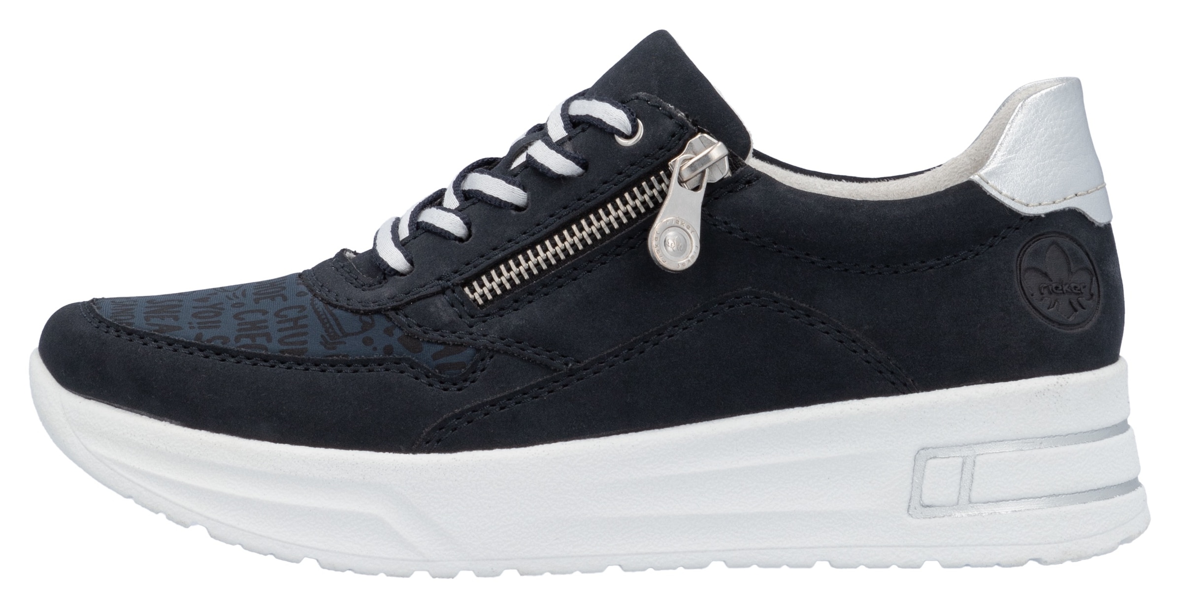 Rieker Baskets à plateforme  Schnürschuh, Halbschuh, Freizeitschuh mit Soft-Einlage