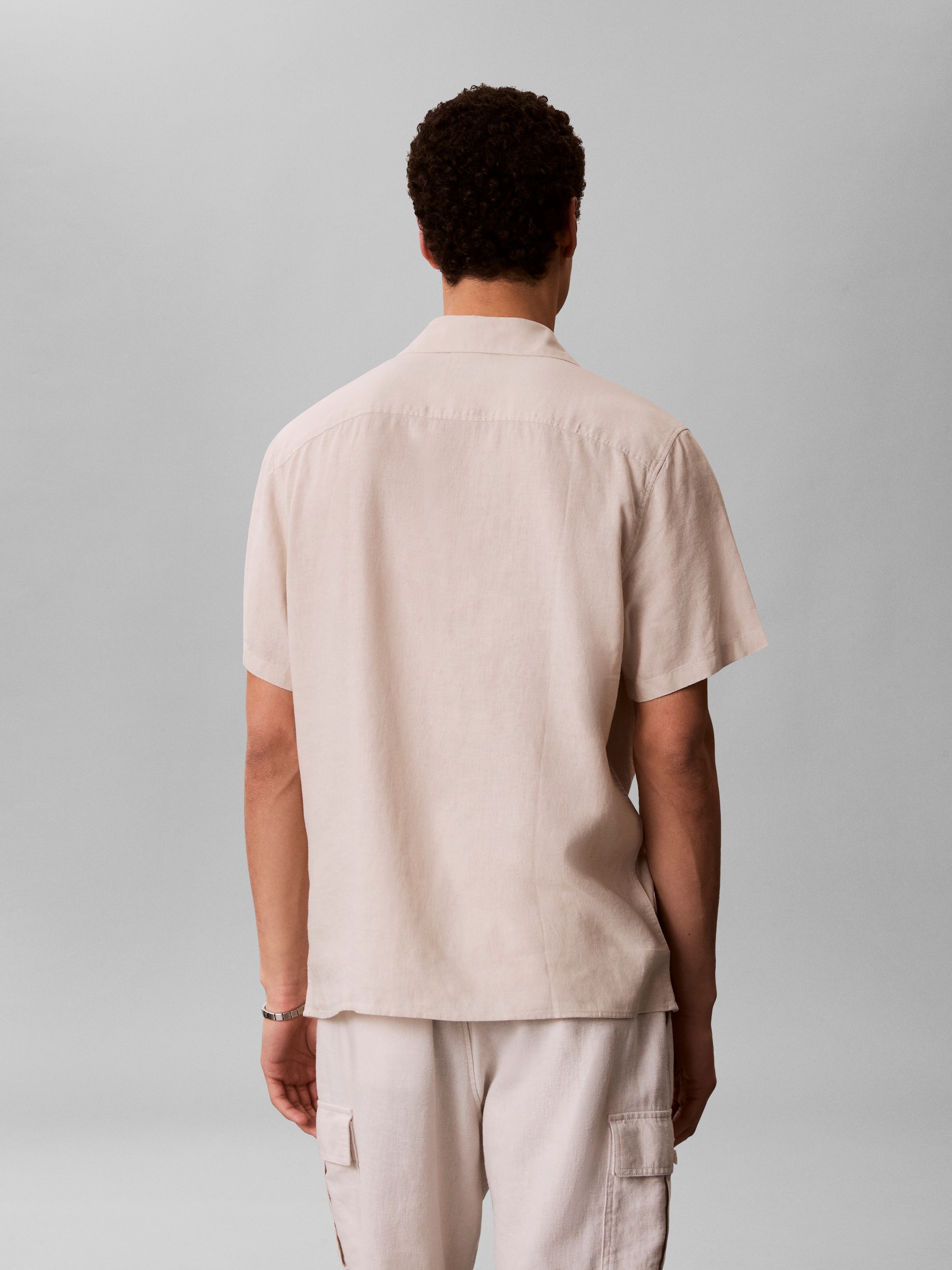 Calvin Klein Chemise en lin »LINEN CLASSIC« coupe régulière, mélange lin-viscose