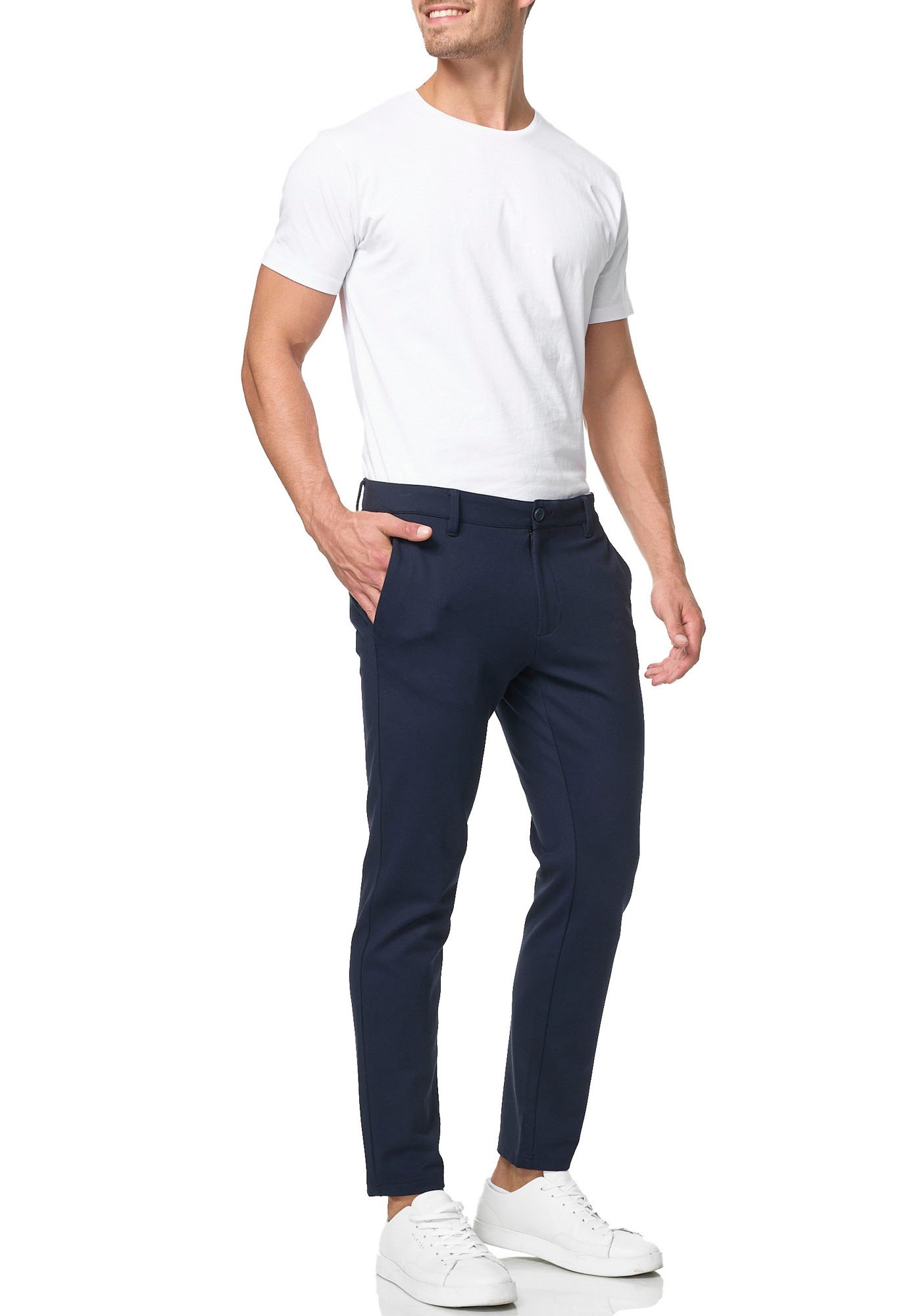 Indicode Anzughose »INRoedekro«  gepflegter Look mit gerade geschnittener Beinform