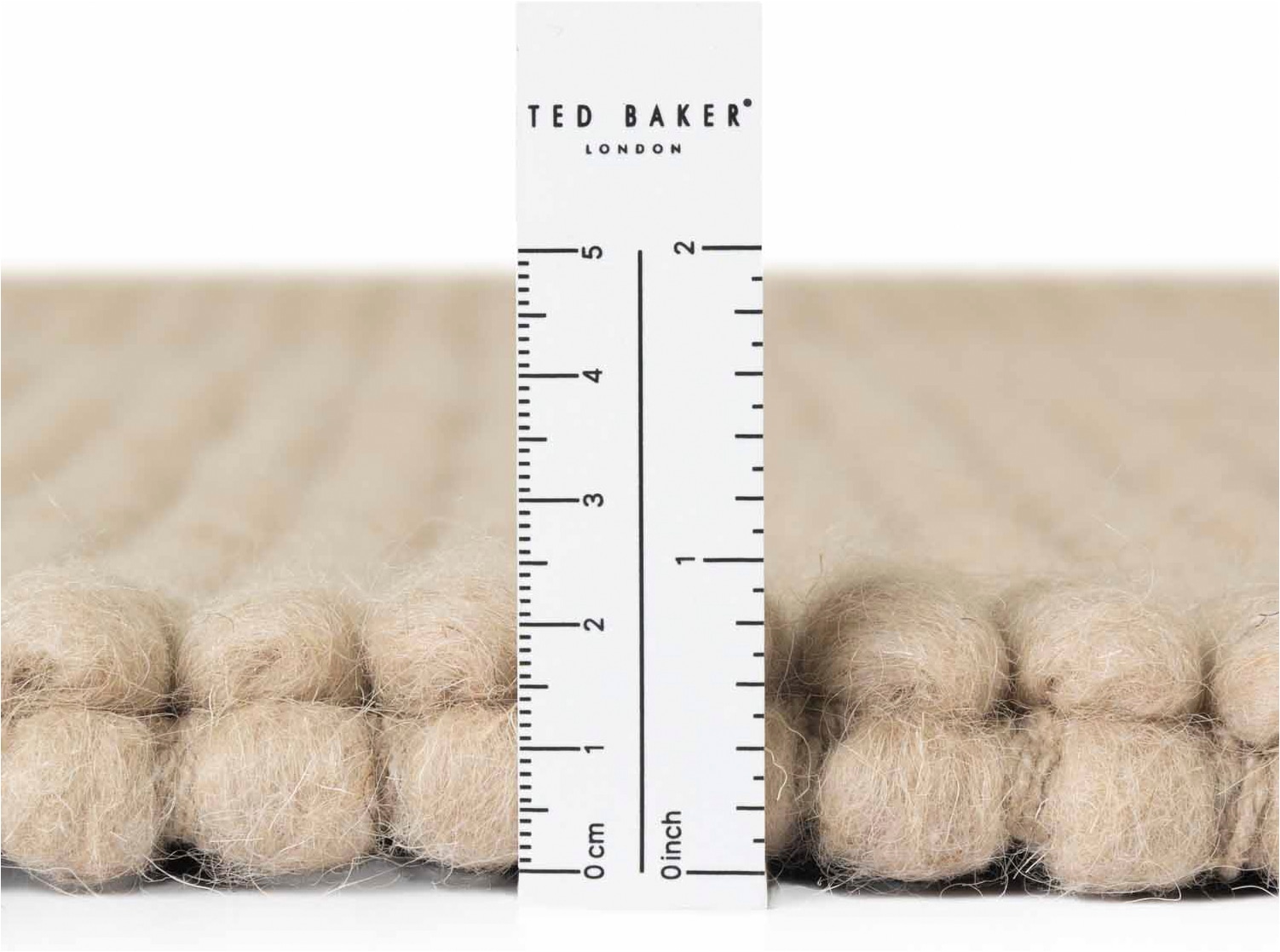 Ted Baker Tapis en laine »Diana« Rectangulaire 16 mm Höhe Wolle, Natur, Handgemacht, Wohnzimmer, Esszimmer, Schlafzimmer, Skandi