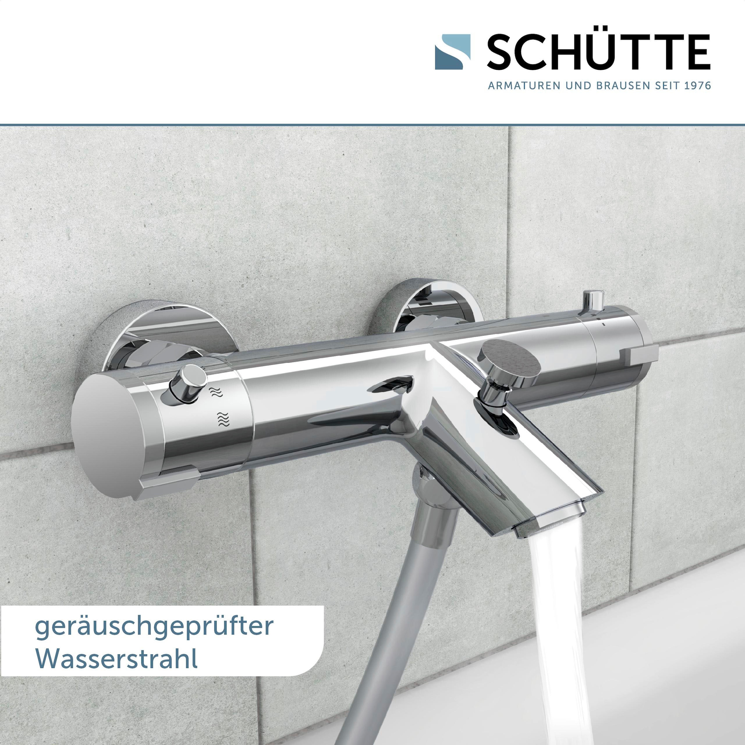 Schütte Robinetterie de salle de bain »3-teilige Serie LONDON« Ensemble,  Économique, protection anti-brûlure, pivotant à 360°, économiseur d’eau