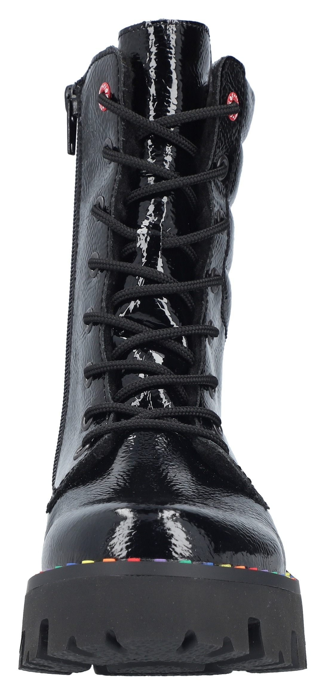 Rieker Bottes d'hiver  bottes à plateforme, bottes d'hiver, bottines vernies avec fermeture éclair intérieure