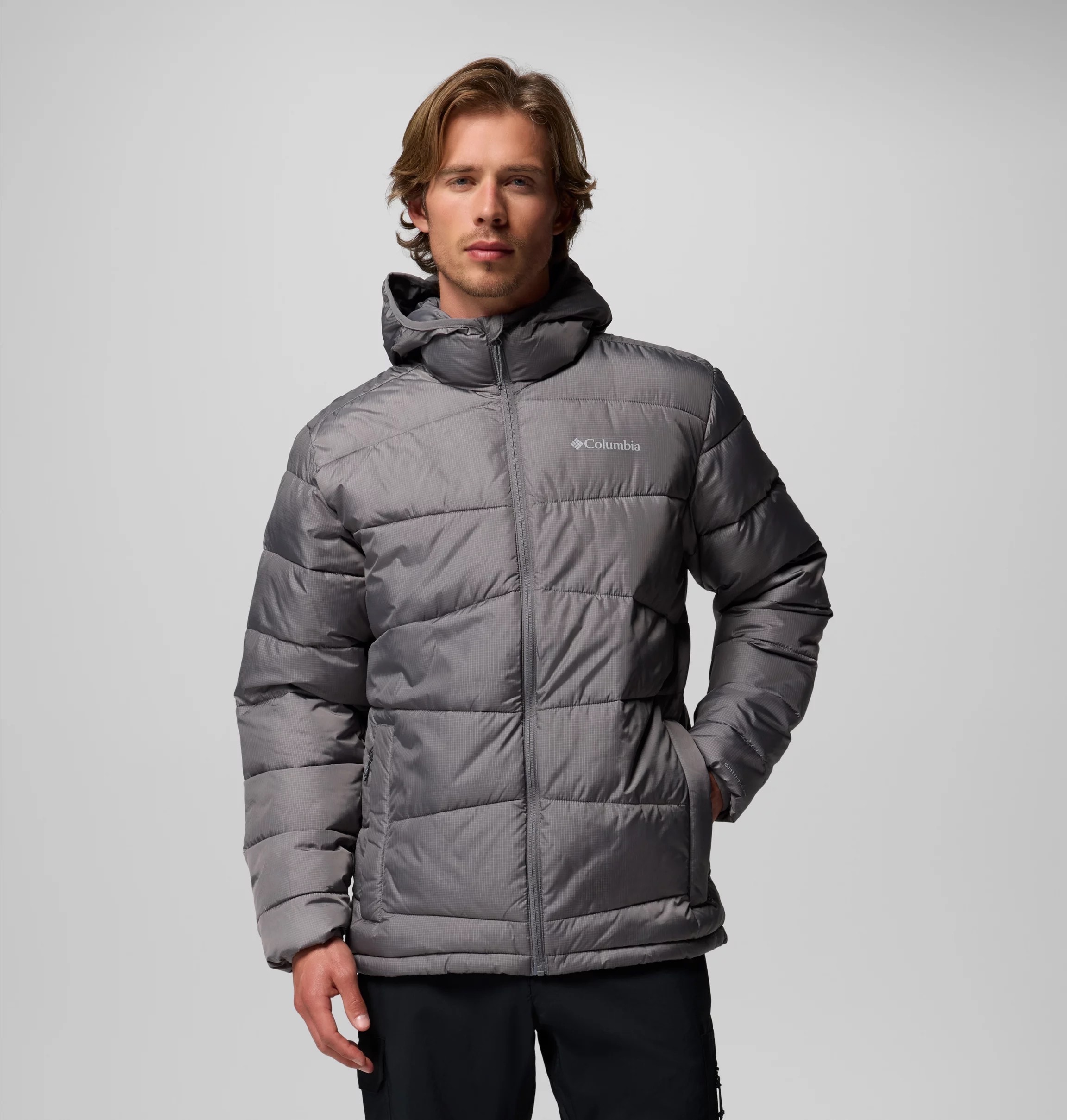 Columbia Veste d'hiver »Fivemile Butte II Hooded Jacket« avec une matière extérieure déperlante et coupe-vent