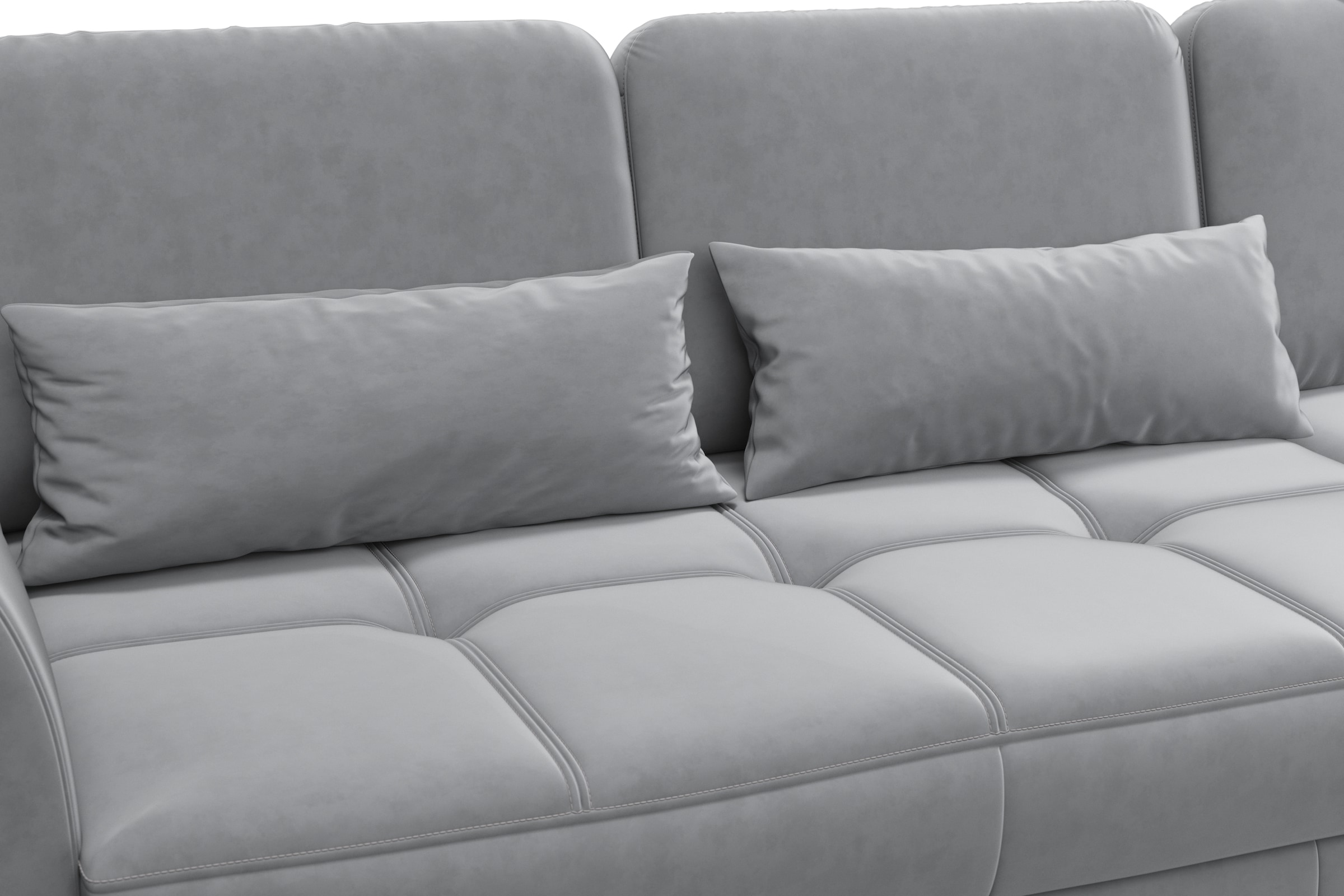 sit&more Canapé d'angle »Bendigo L-Form« inklusive Sitztiefenverstellung, Bodenfreiheit 12 cm, in 2 Fussfarben