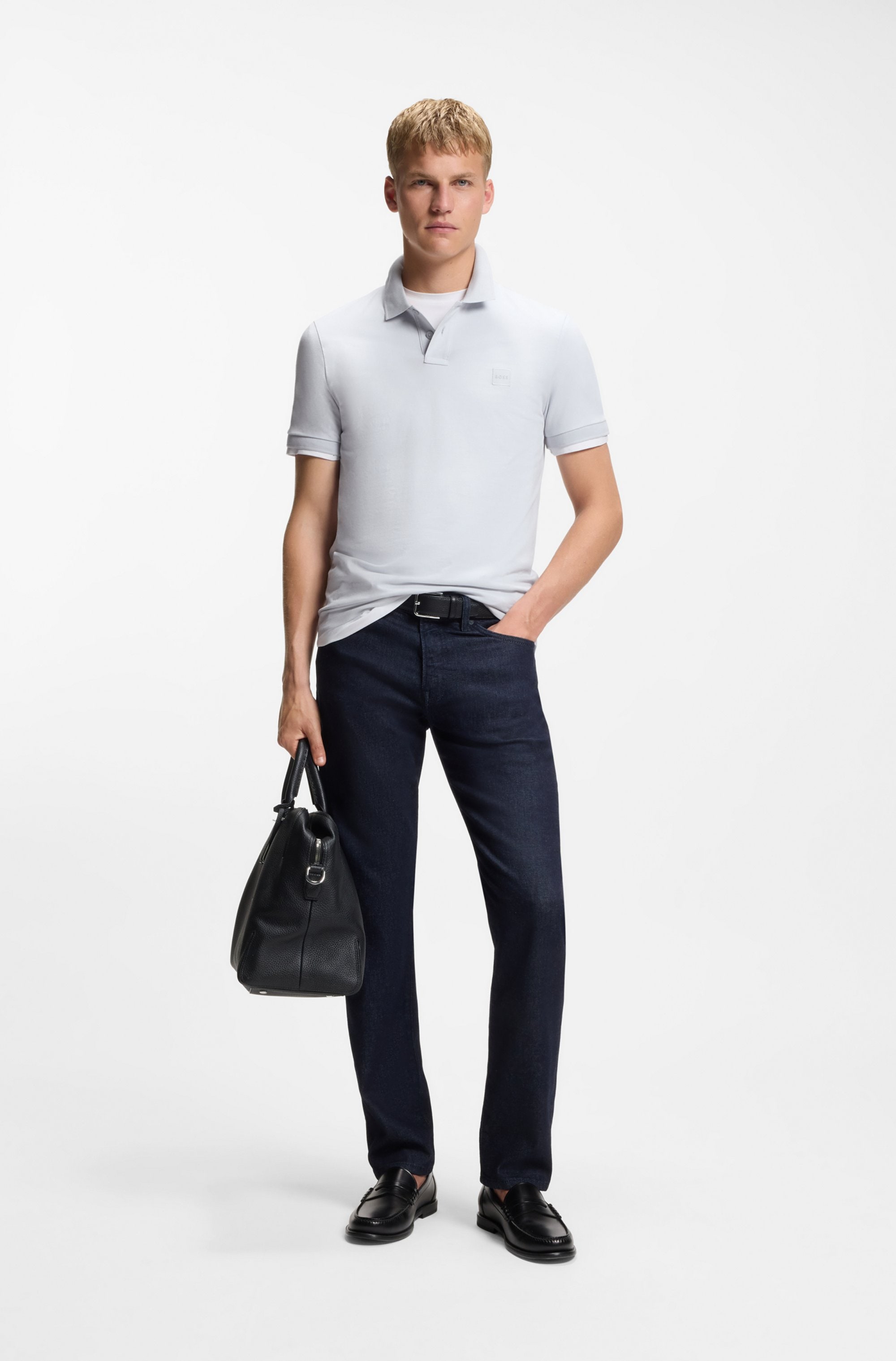 BOSS ORANGE Polo »Passenger« mit Polokragen