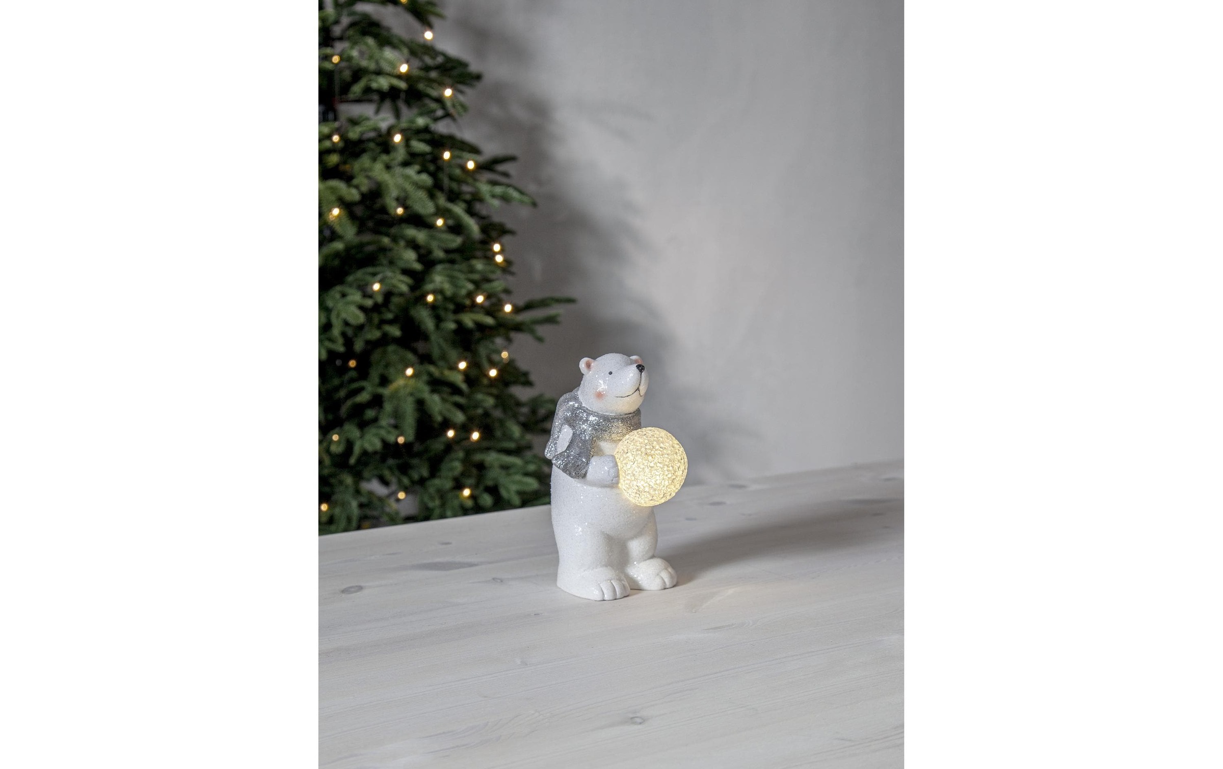 Parforce Traditional Hunting Figurine décorative LED »Polare, 45066 cm, Weiss«