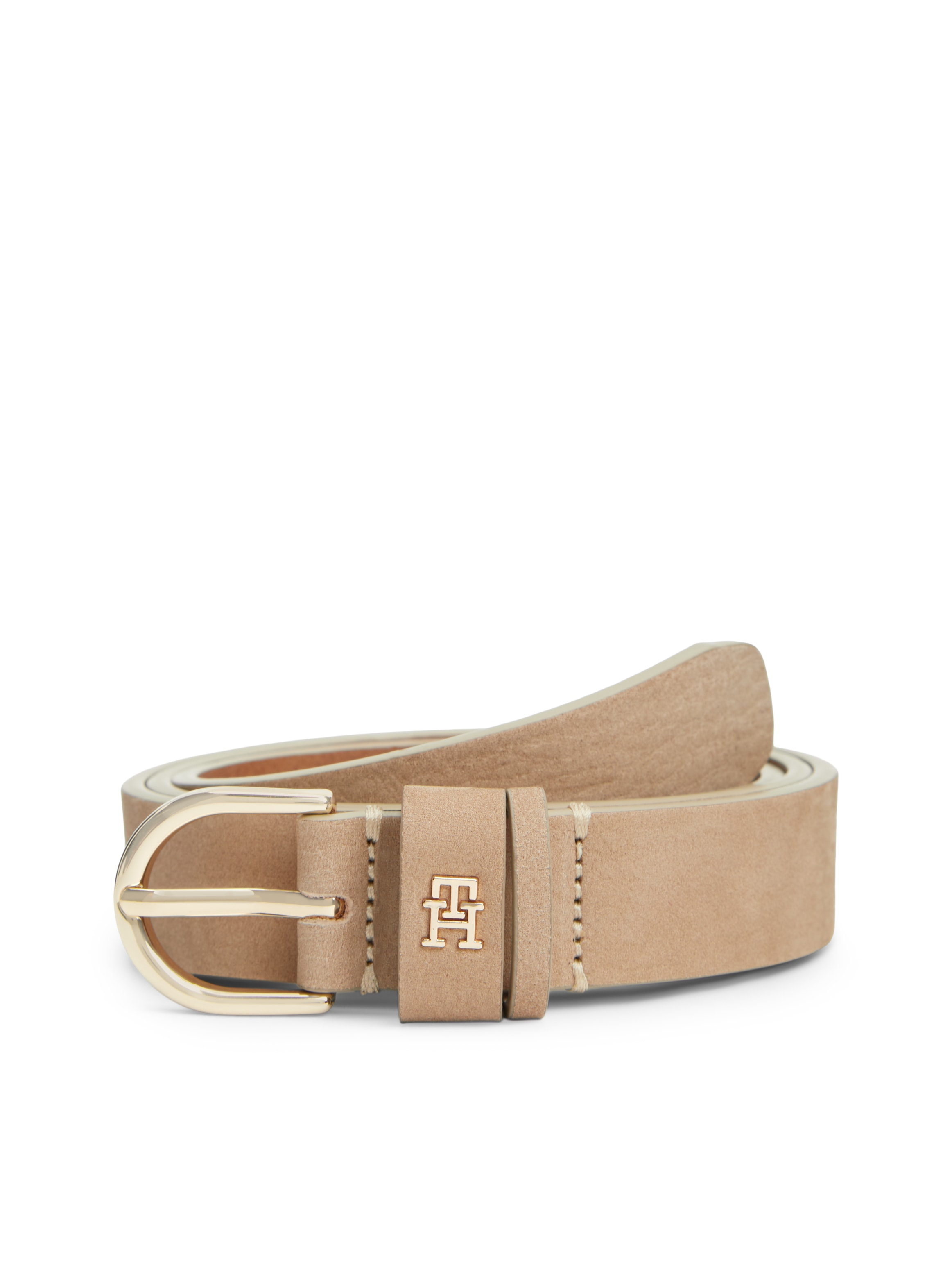 Tommy Hilfiger Ceinture en cuir »ESSENTIAL EFFORTLESS NUBUCK« 3,5 cm, aspect velouté, légèrement gratté