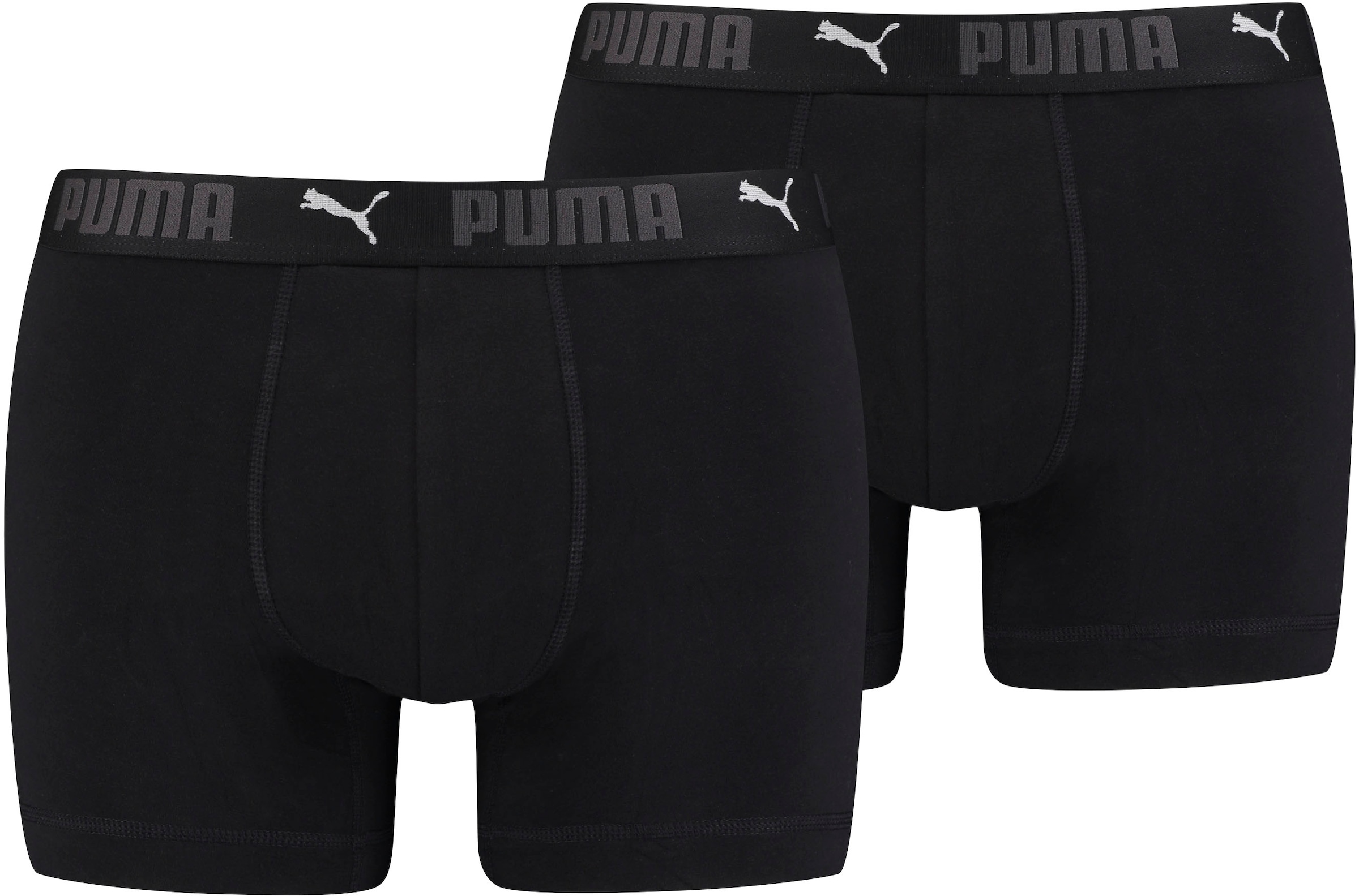 PUMA Boxers »PUMA MEN SPORT COTTON BOXERS 2P« Packung, 2er Pack,  mit Markenschriftzug im Bund