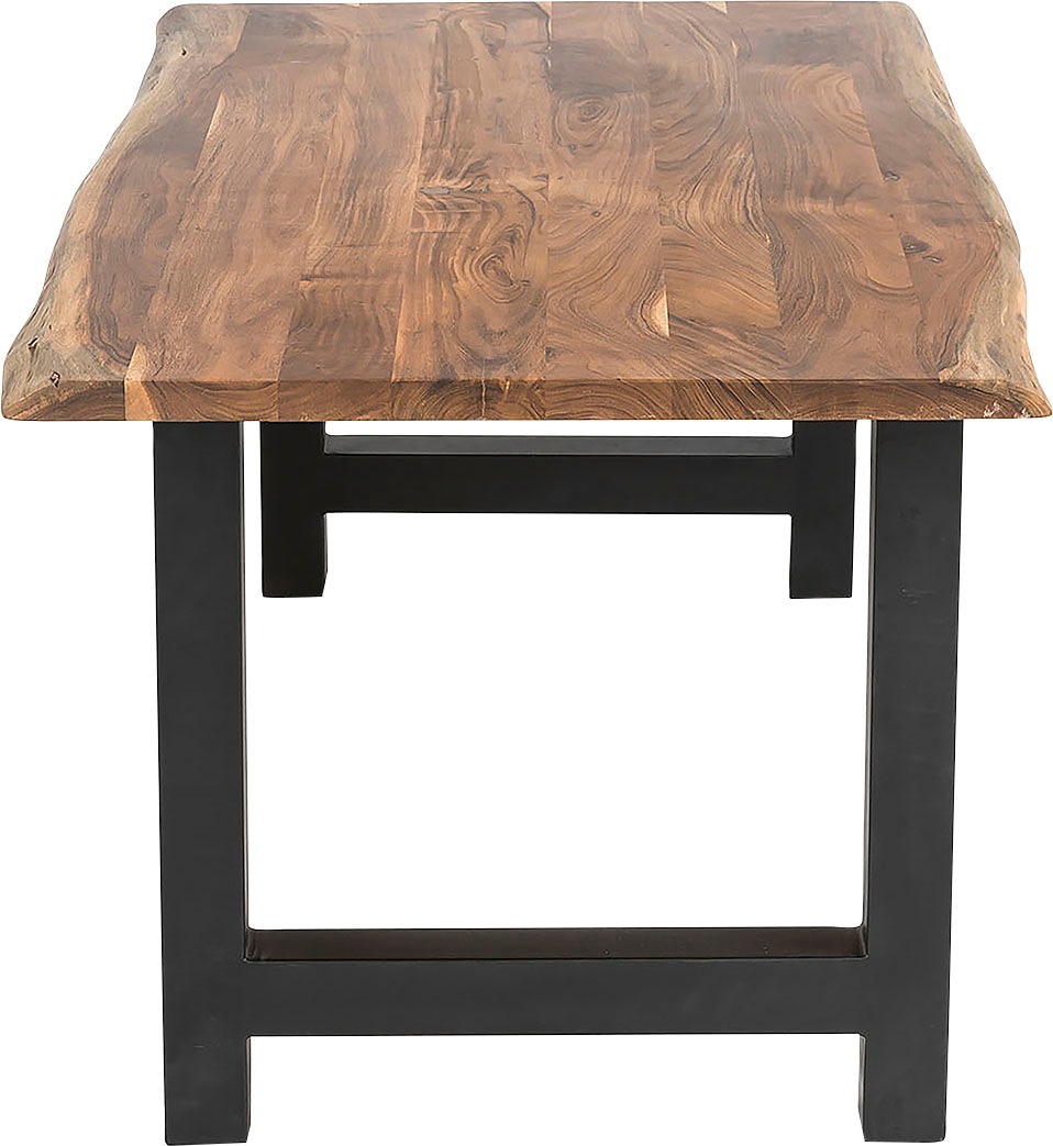 SalesFever Table de salle à manger »Minimalistischer Tisch« Geölt und doppelt gewachstes Massivholz