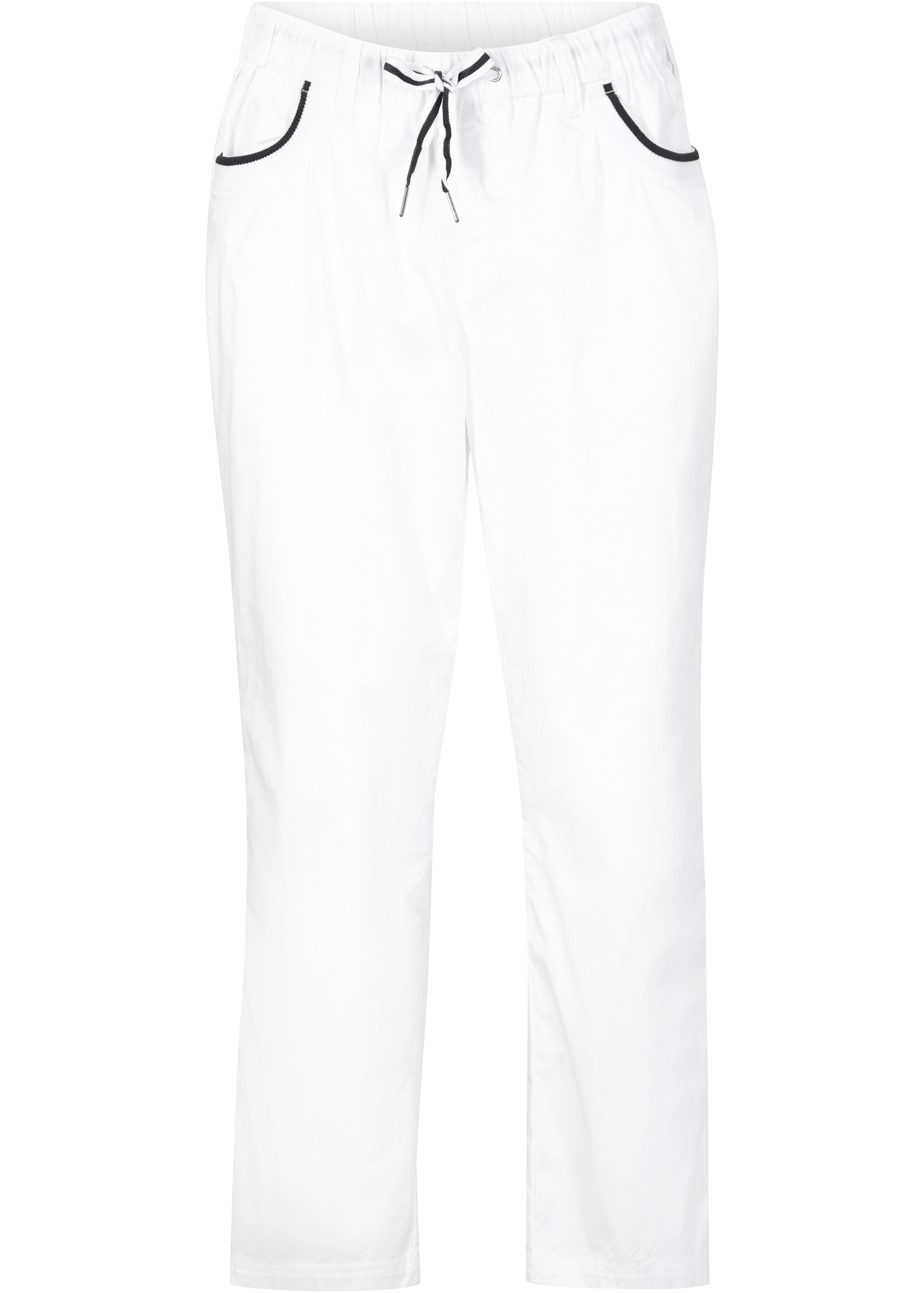 bonprix Pantalon 7/8  avec ceinture confortable, coupe loose, longueur 7/8