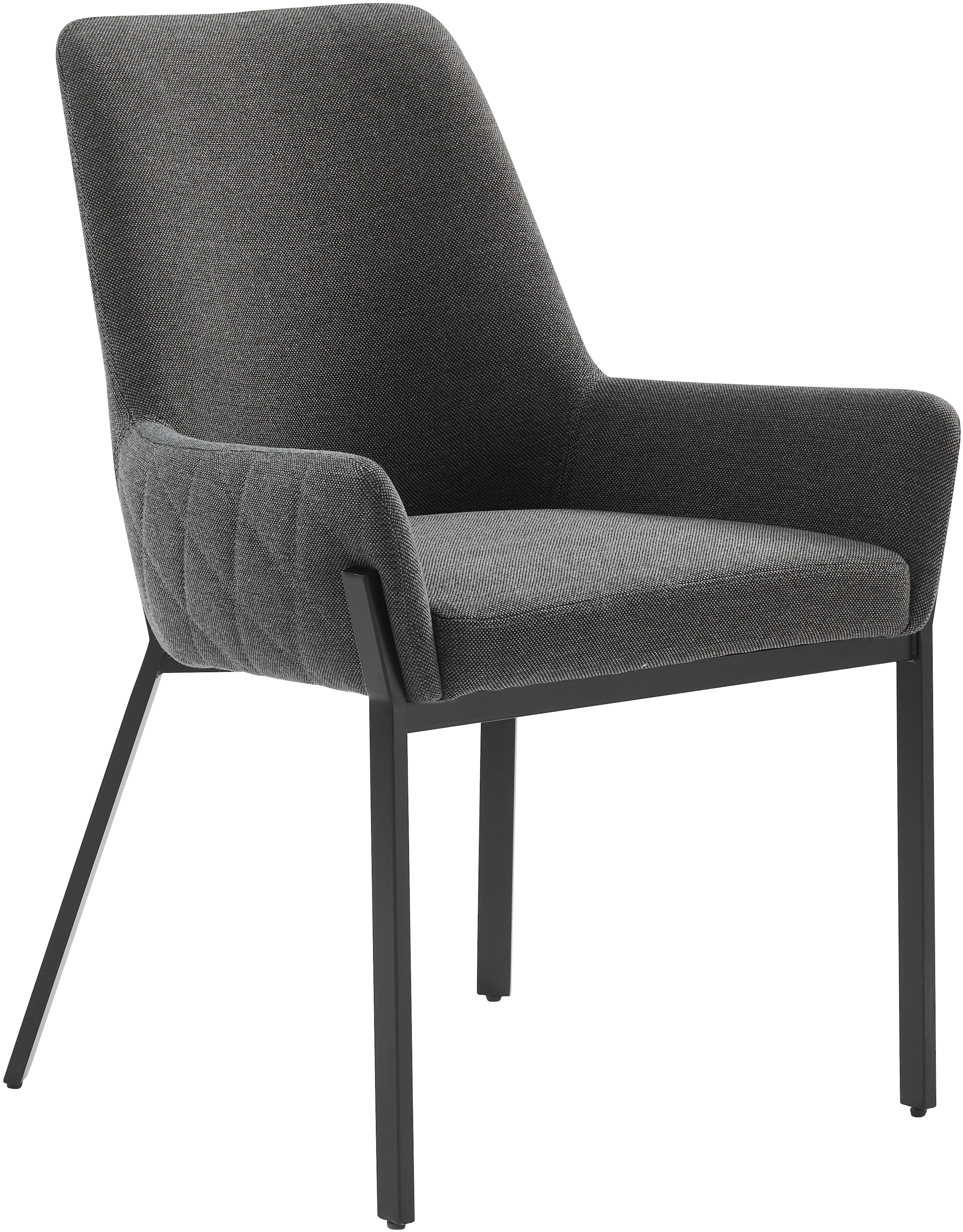 GOODproduct Stuhl »Lome« () 1 Stk.mit pflegeleichtem Webstoff Bezug, Metallgestell, Sitzhöhe 49 cm