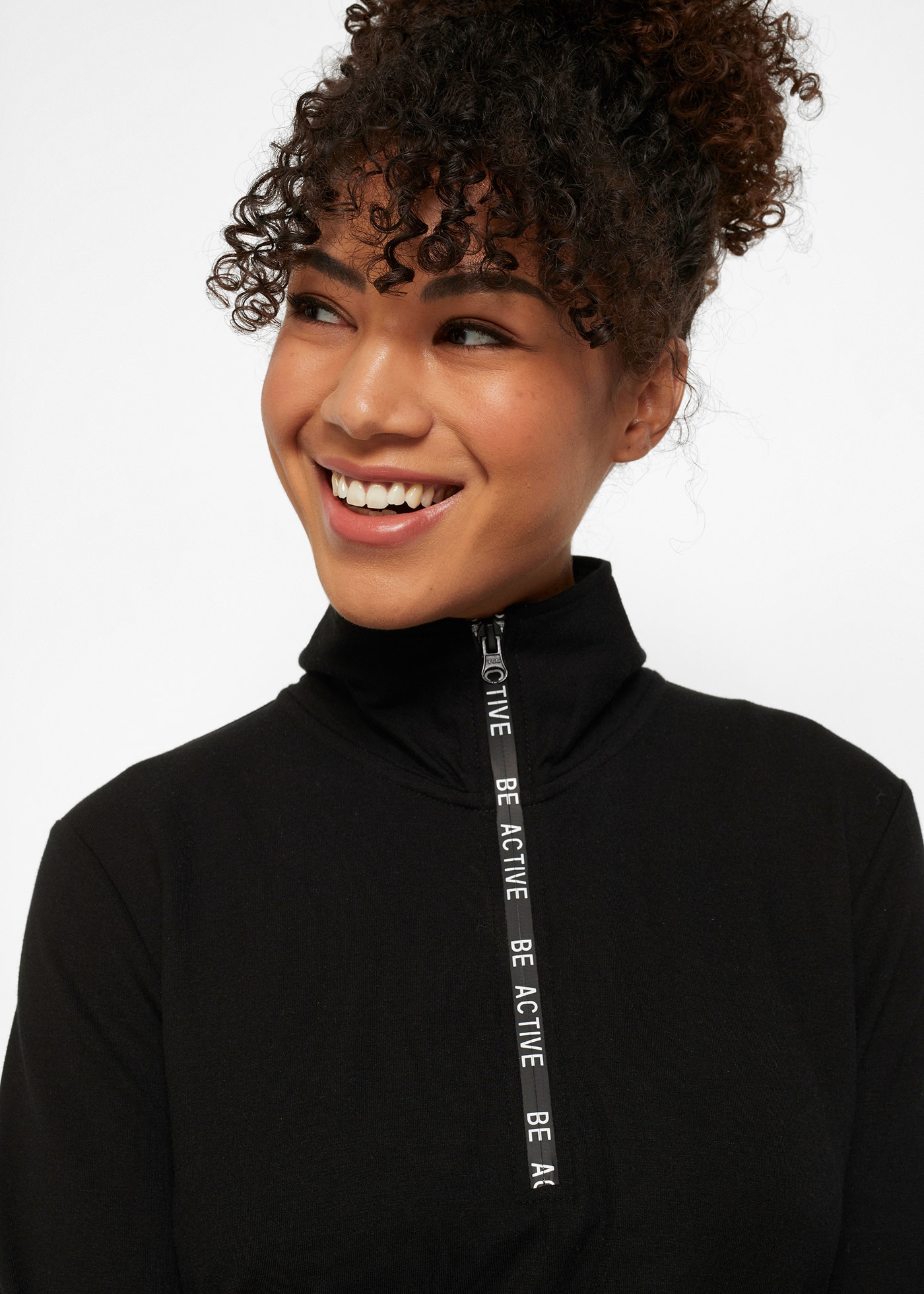 bonprix Robe en sweat für den Alltag, mit langem Arm, aus Viskose-Mix, Casual Stil