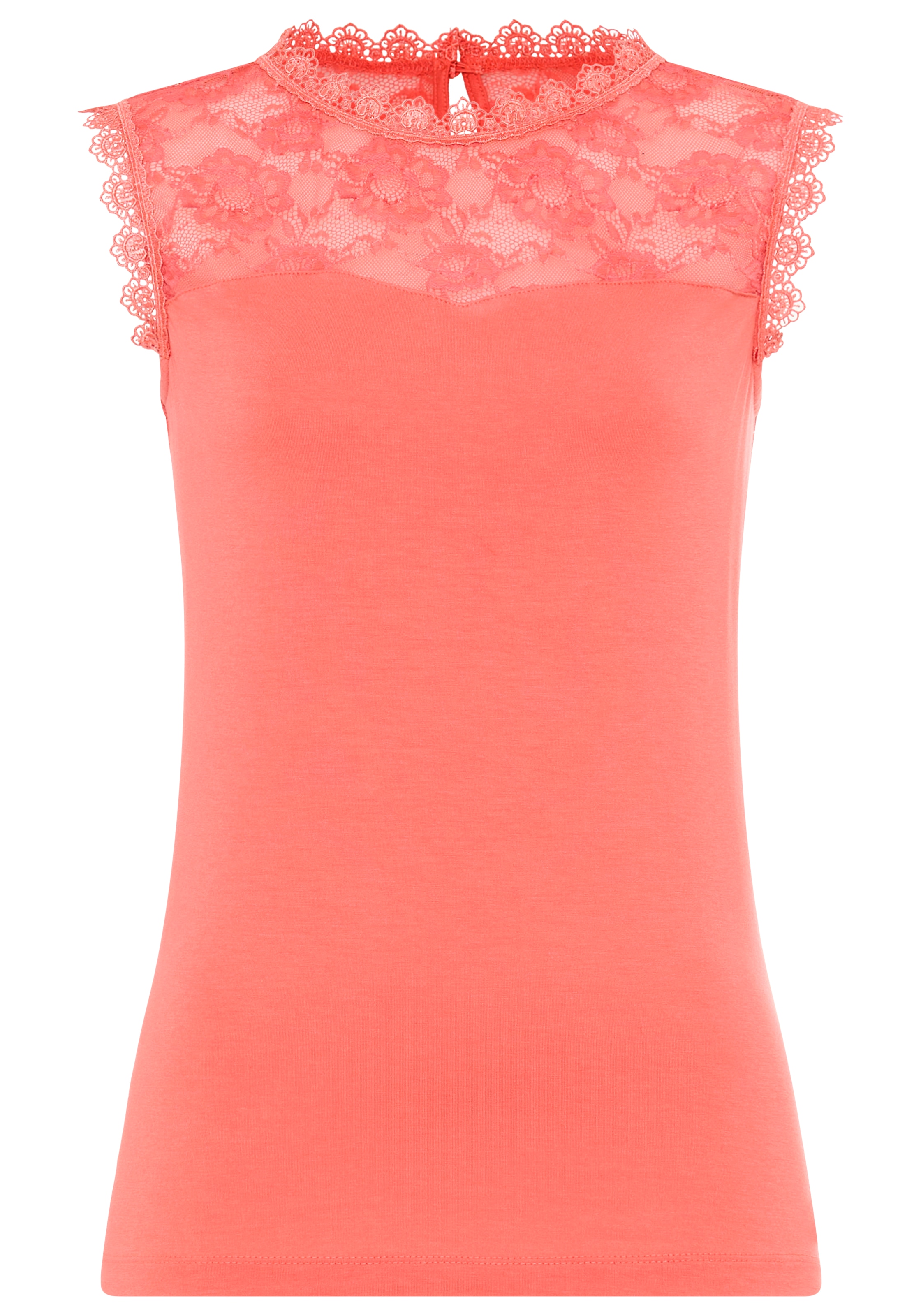 Laura Scott Top en dentelle mit edler Zierborte