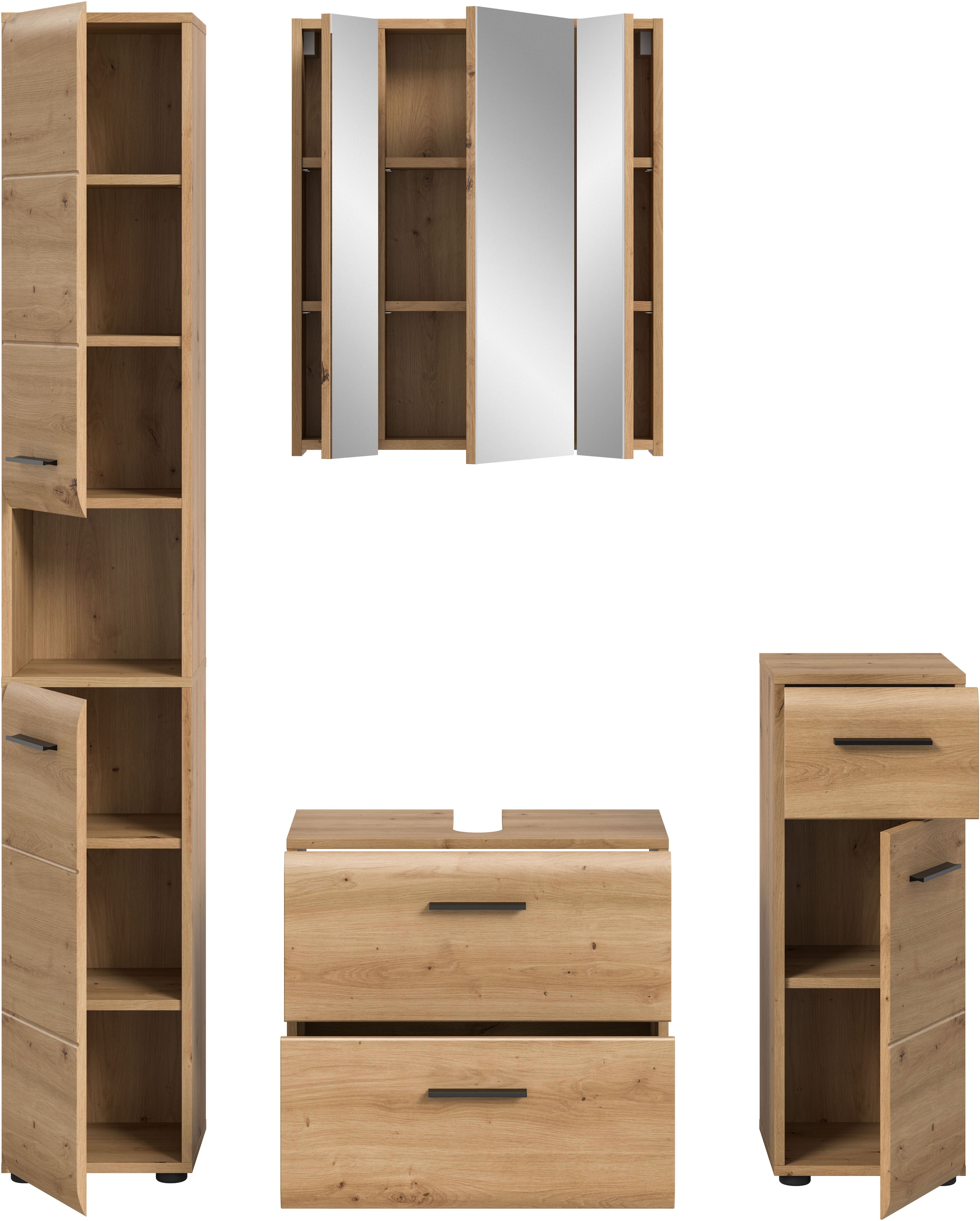 INOSIGN Badezimmer-Set Set, 4 Stk. tlg.