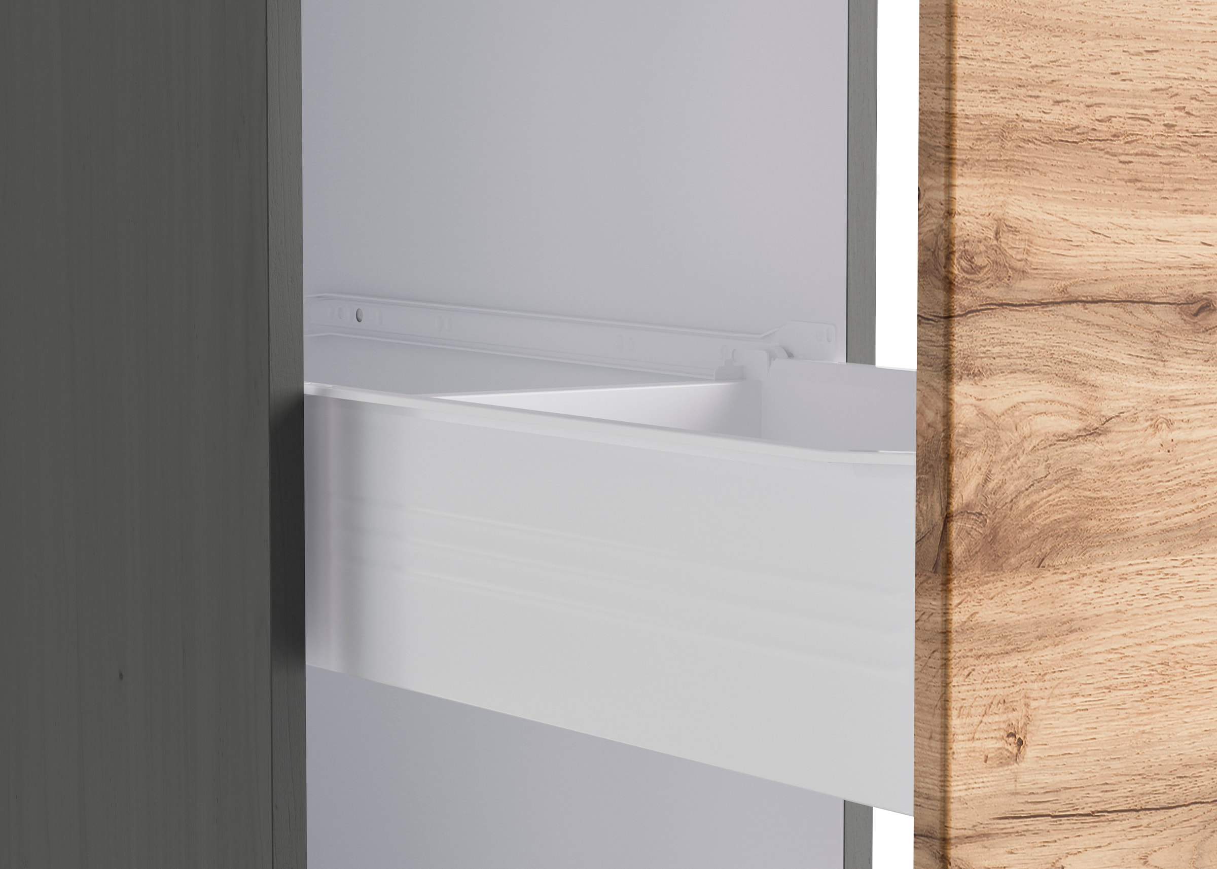 KOCHSTATION Apothekerschrank »KS-Riesa« Breite 30 cm, MDF-Fronten