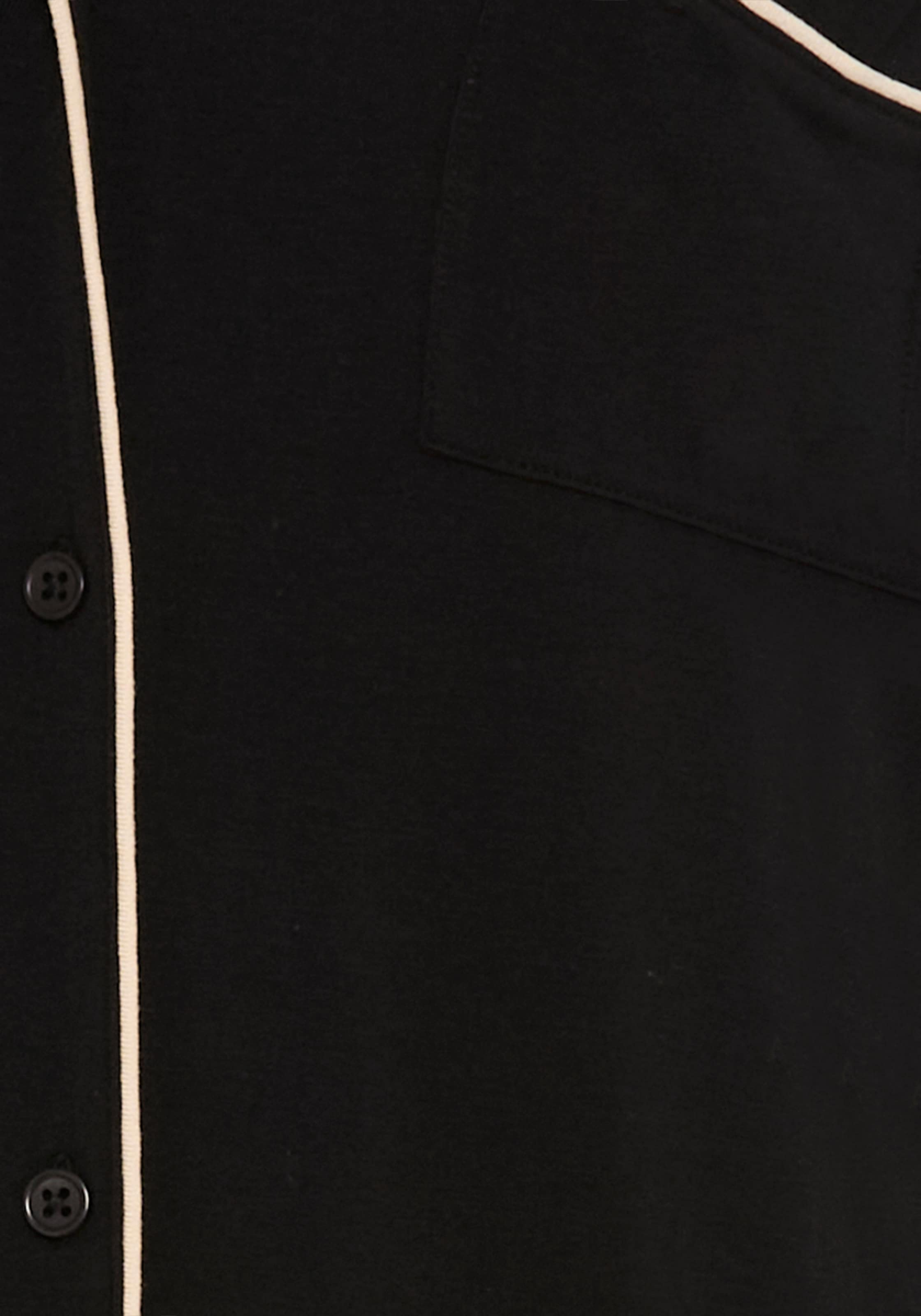 Buffalo Chemise de nuit 1 tlg. Poche poitrine avec détails passepoilés tendance