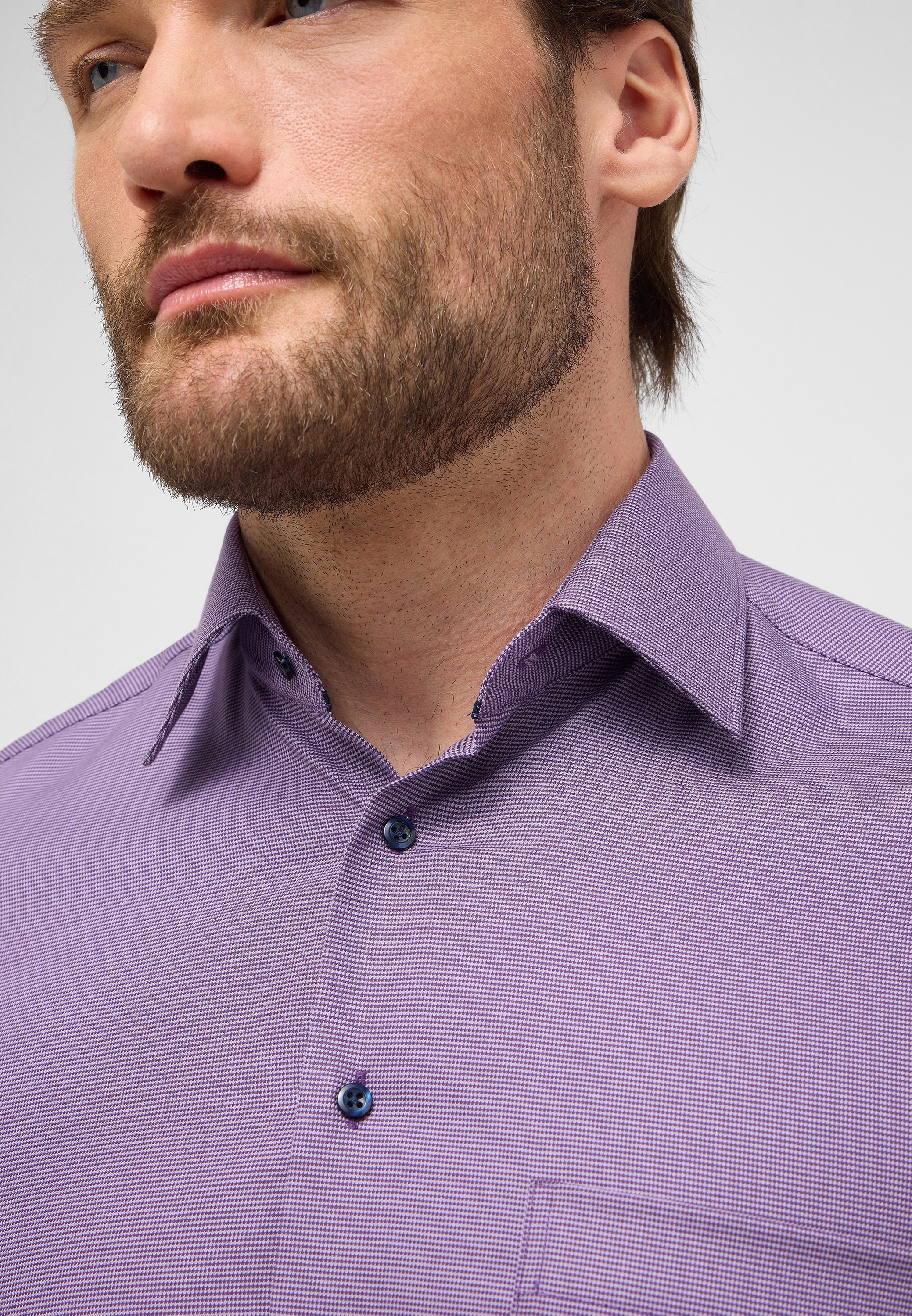 Eterna Langarmhemd »COMFORT FIT« NON IRON (bügelfrei)