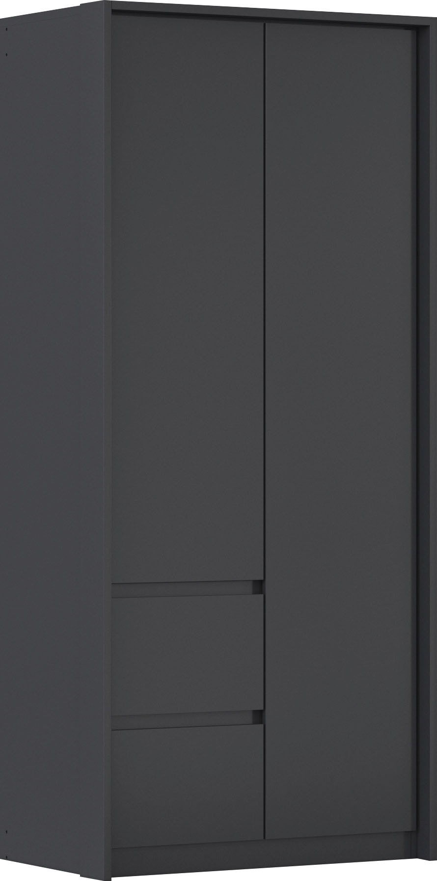 rauch Drehtürenschrank »Mainz mit Passepartout« optional mit Beleuchtung, Aussentüren mit Push-to-Open Funktion