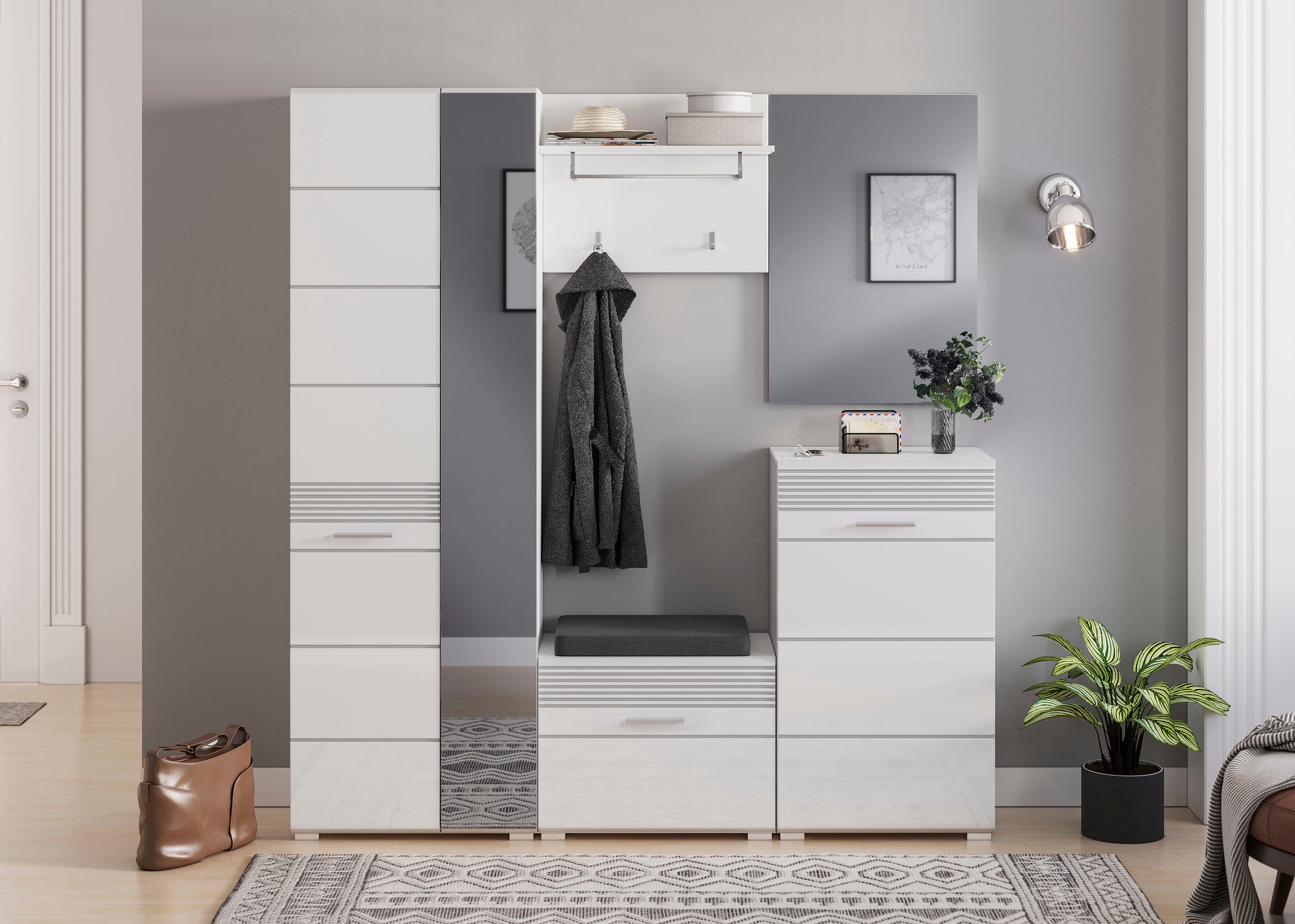 INOSIGN Garderobenspiegel »Malmö, Höhe 85 cm, rahmenlose Optik, hochwertiges Spiegelglas« Spiegel, Wandspiegel, Flurspiegel, Dielenspiegel