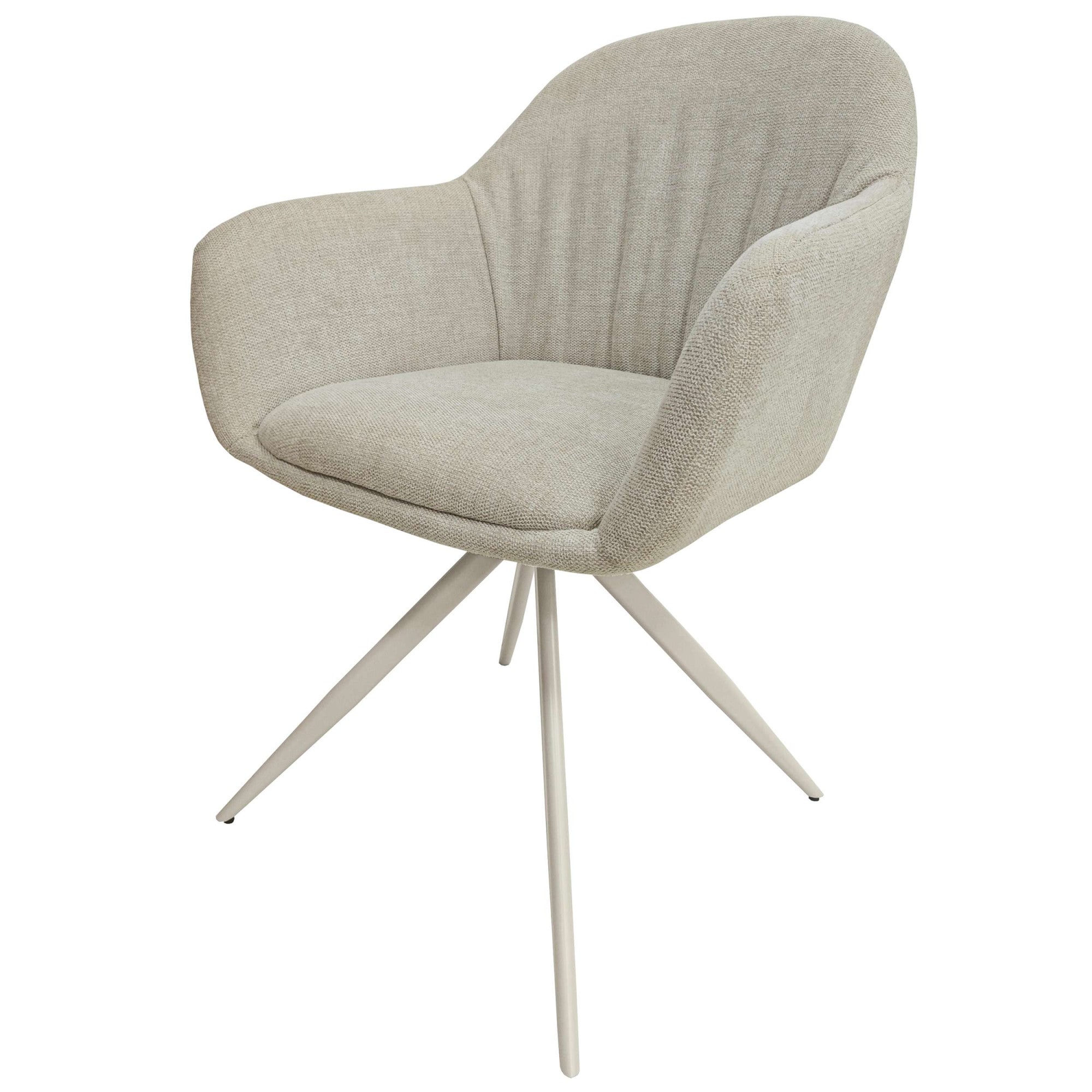 GOODproduct Chaise de salle à manger »Avisio« () 2 cuisDossier rembourré, accoudoirs et surface d'assise, hauteur d'assise 50 cm