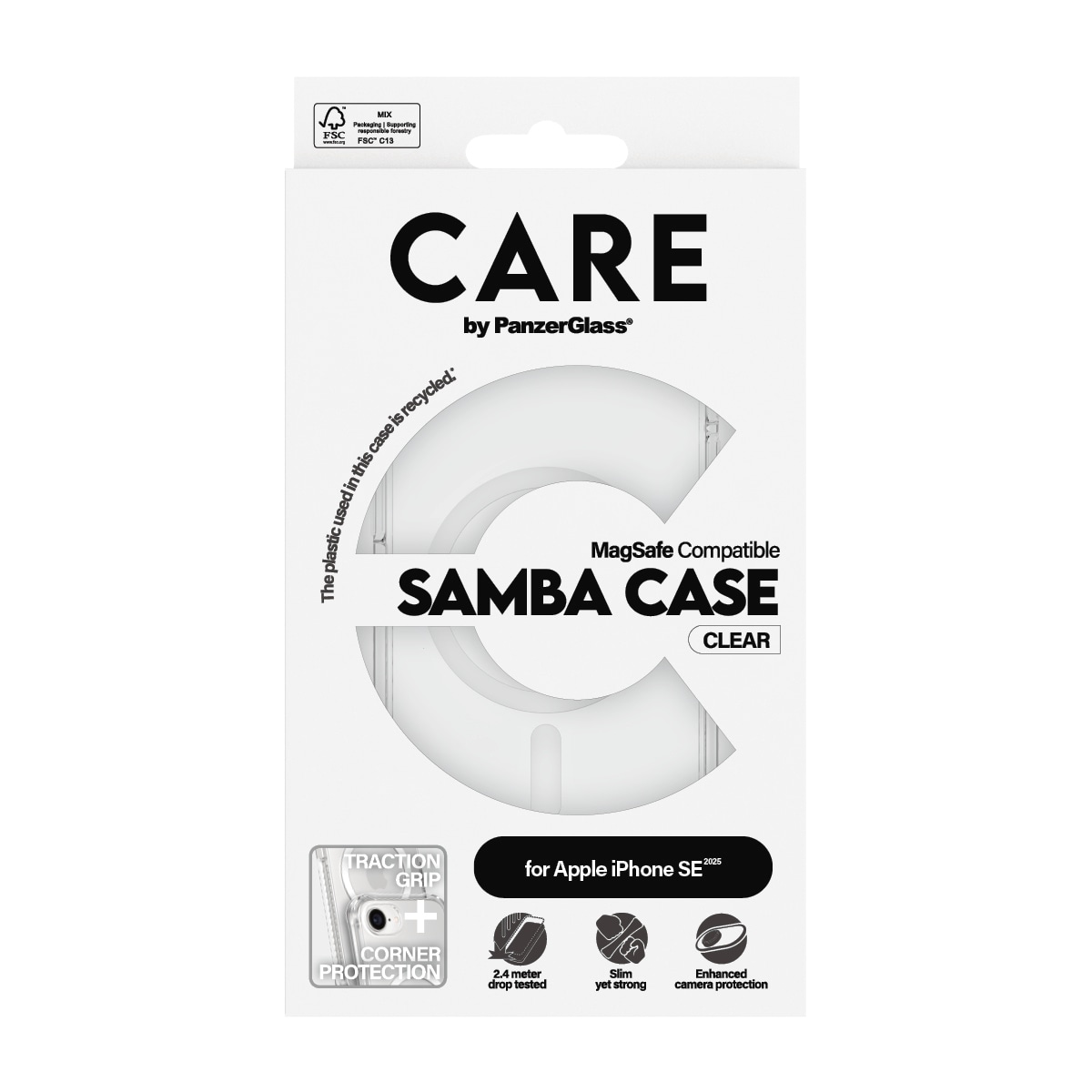 CARE by PanzerGlass Handyhülle »Fashionable Case Samba mit MagSafe« Backcover, Schutzhülle, Handyschutzhülle, Case, Schutzcase, stossfest
