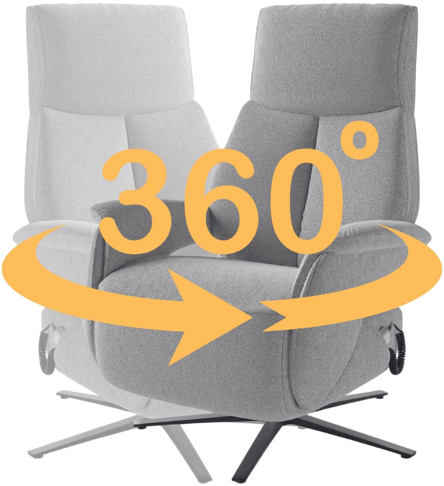 sit&more Fauteuil TV »TV Lazy« zur Auswahl mit Herz-Waage-Position