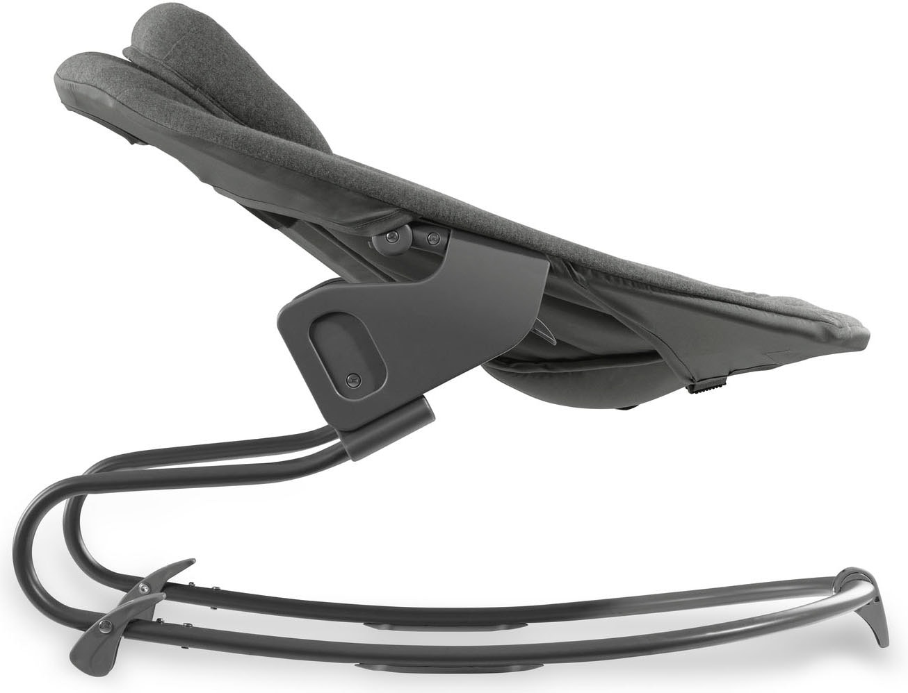 Hauck Transat pour bébé »Alpha Bouncer Premium, Dark Grey« bis 9 kilos für Neugeborene mit Wippgestell, für Hochstuhl Alpha+ und Beta+