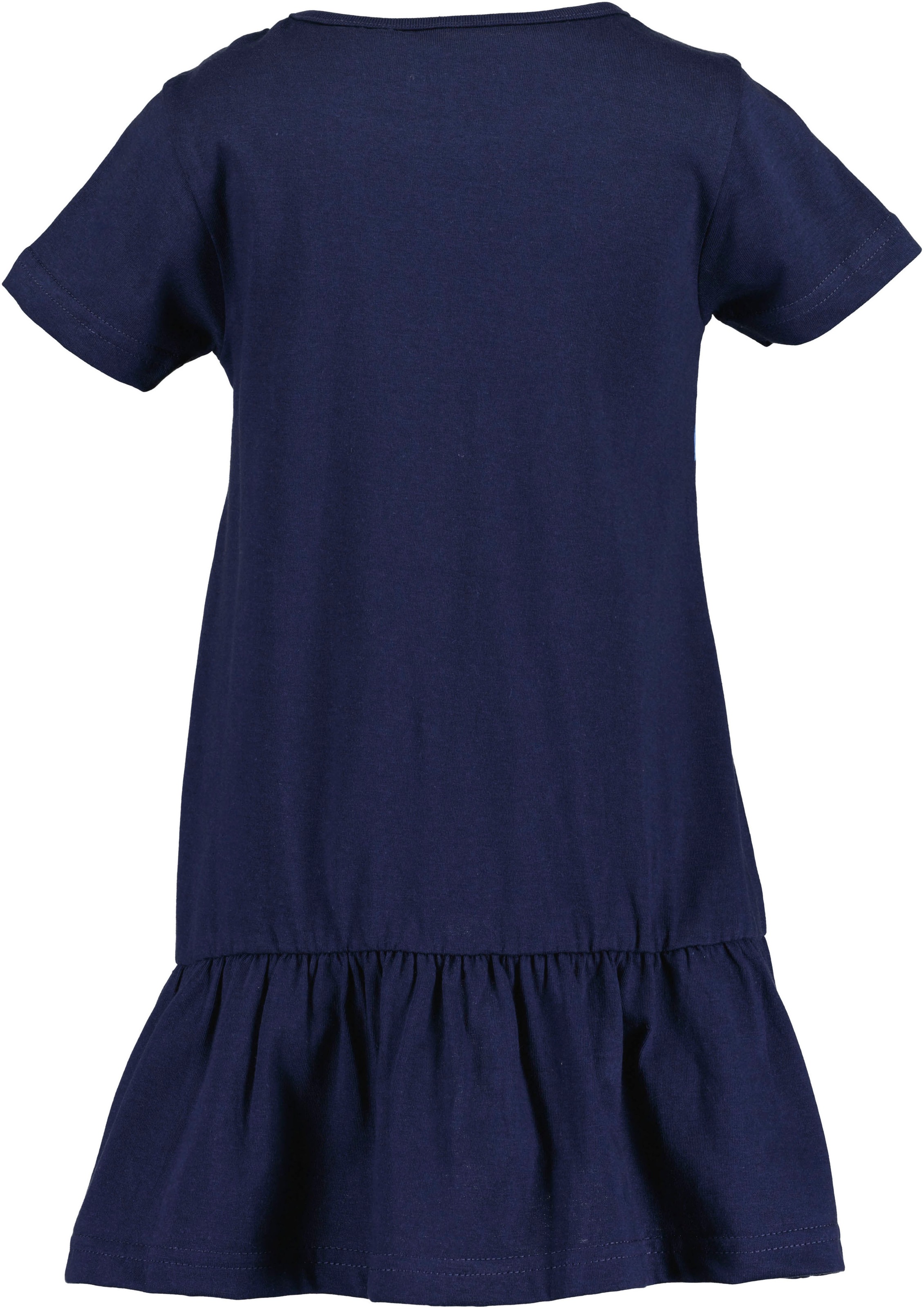 Blue Seven Jerseykleid 1 tlg. tlg. mit grossem Frontmotiv  mit Pailletten