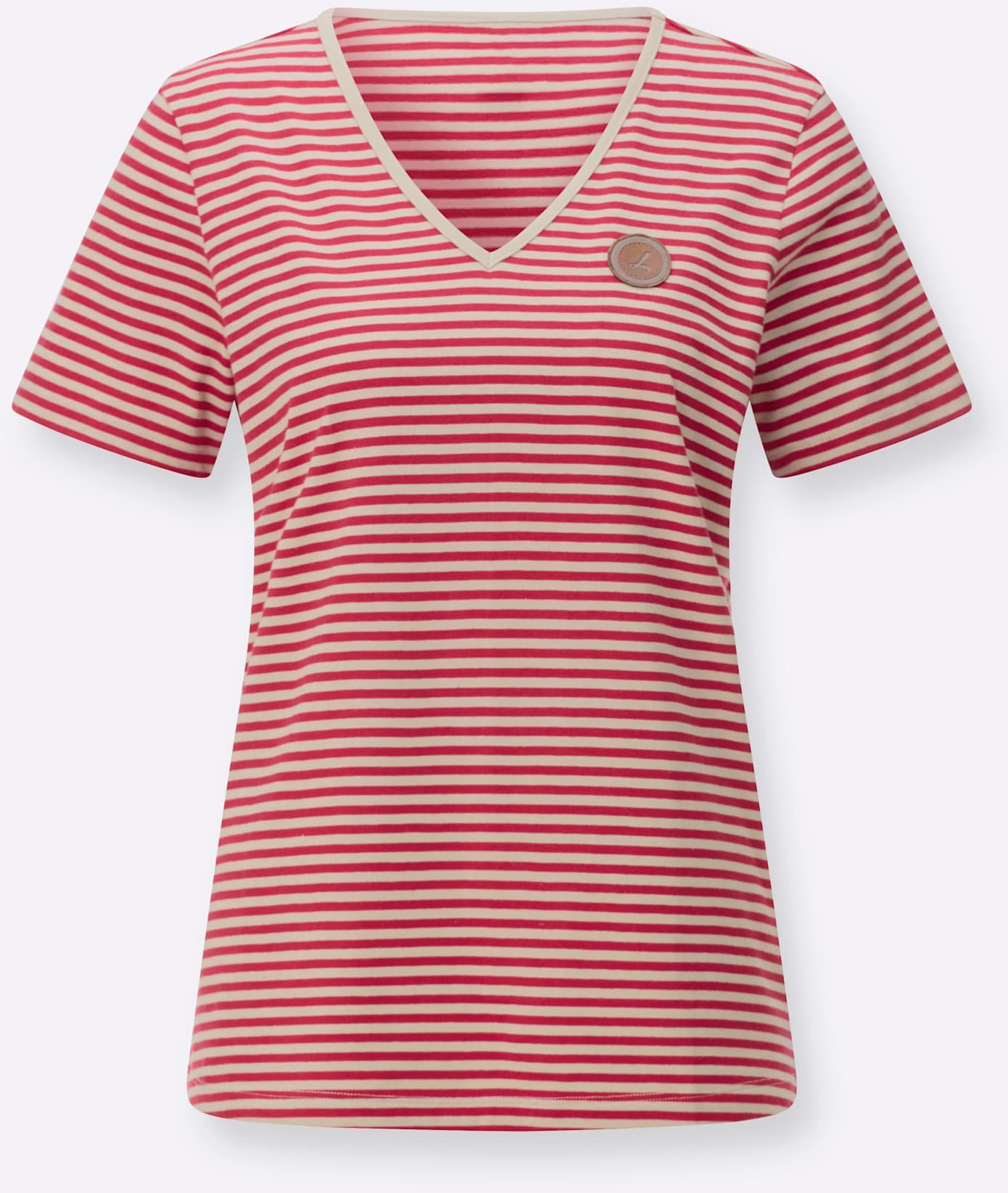 Casual Looks V-Shirt »Ringelshirt« 1 tlg.