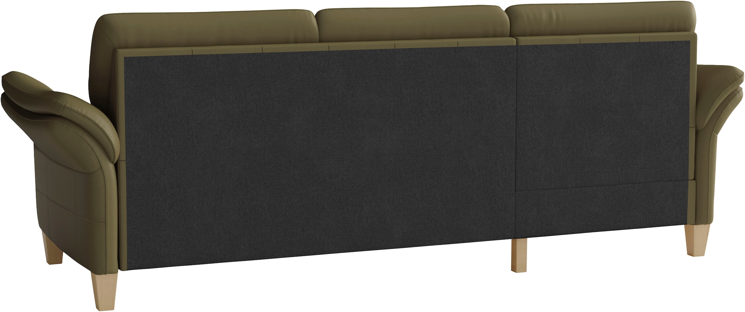 sit&more Canapé d'angle »Pamela L-Form, Leder, B: 218 und 230 cm« réglage optionnel des parties de bras, fonction lit & coffre de lit