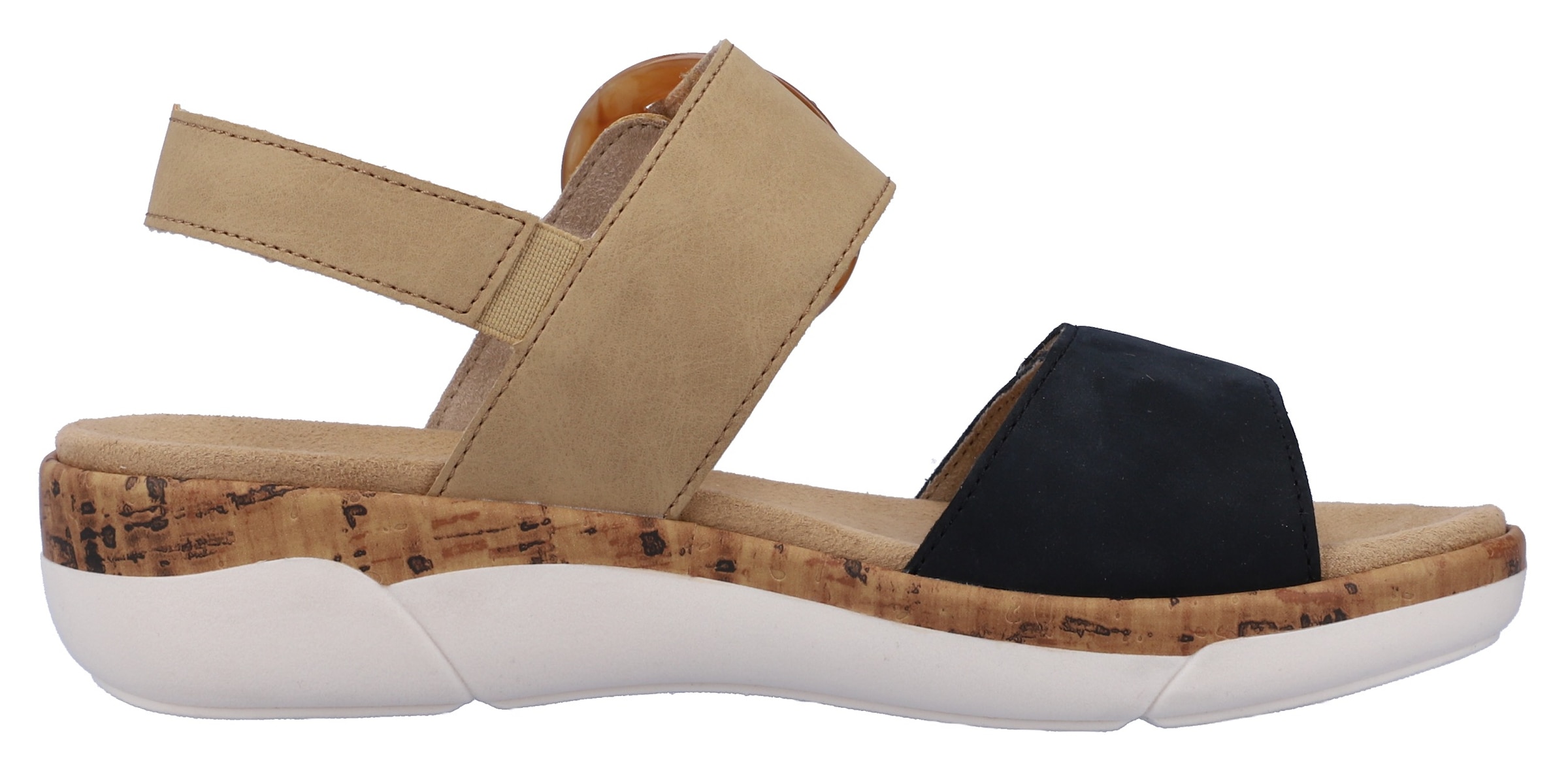 Remonte Keilsandalette  Sommerschuh, Riemchensandale, praktische Klettverschlüsse