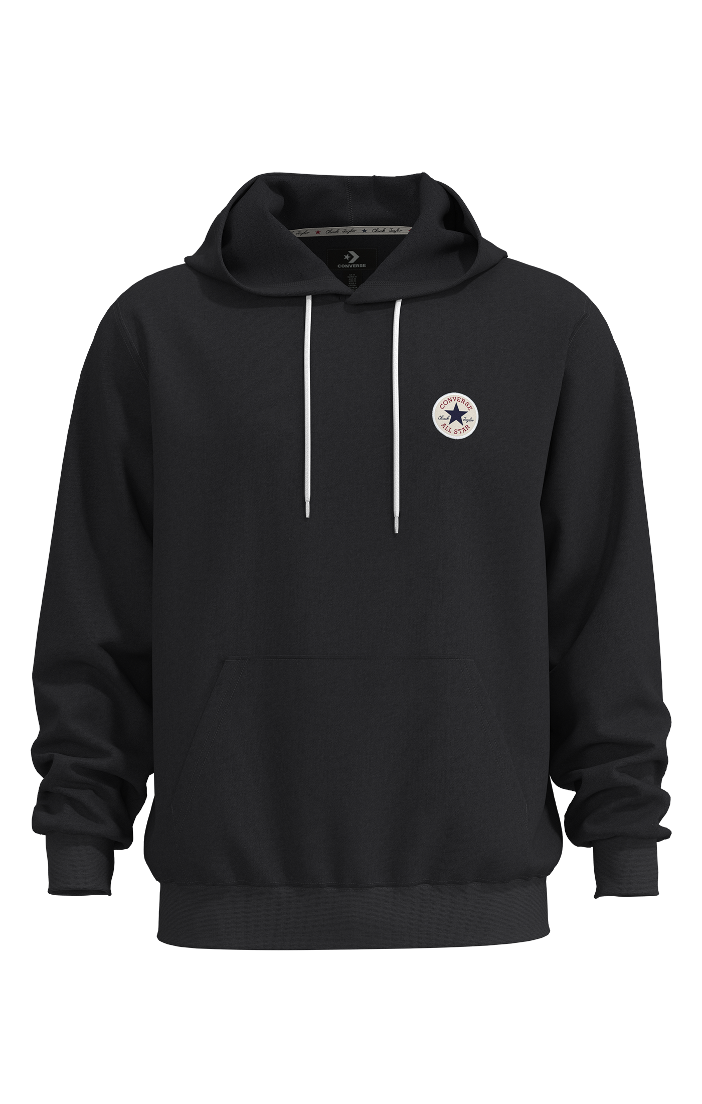 Converse Kapuzensweatshirt »CHUCK PATCH HOODIE«, mit Kapuze, Langarm, aus Baumwolle und Polyester
