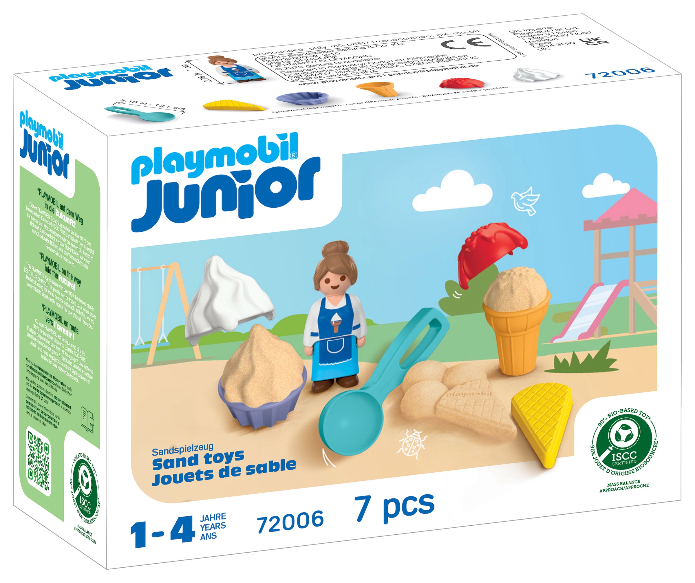 Playmobil® Kit de moulage en sable »Sand-Eisdiele (72006), Junior Sand« Made in Europe