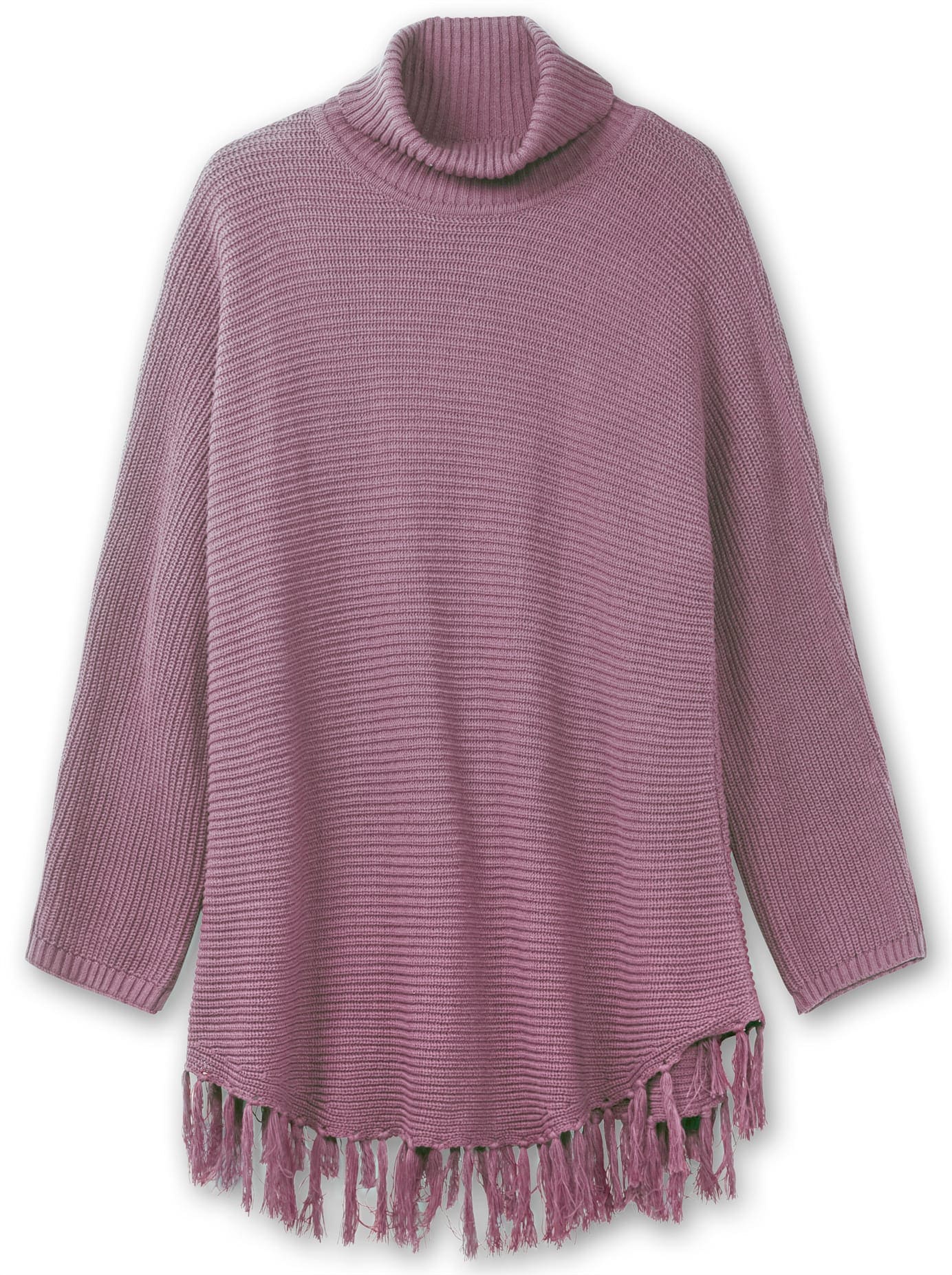 Sheego Poncho en tricot »Strickpullover«