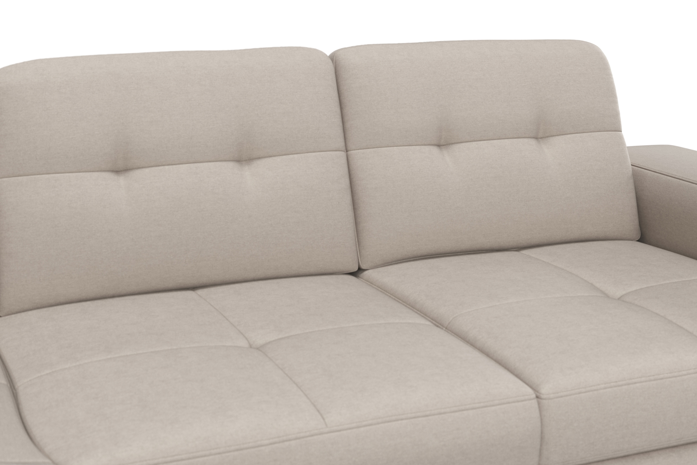 sit&more Ecksofa »Baviene L-Form« inklusive Sitztiefenverstellung und Federkern, wahlweise Bettfunktion