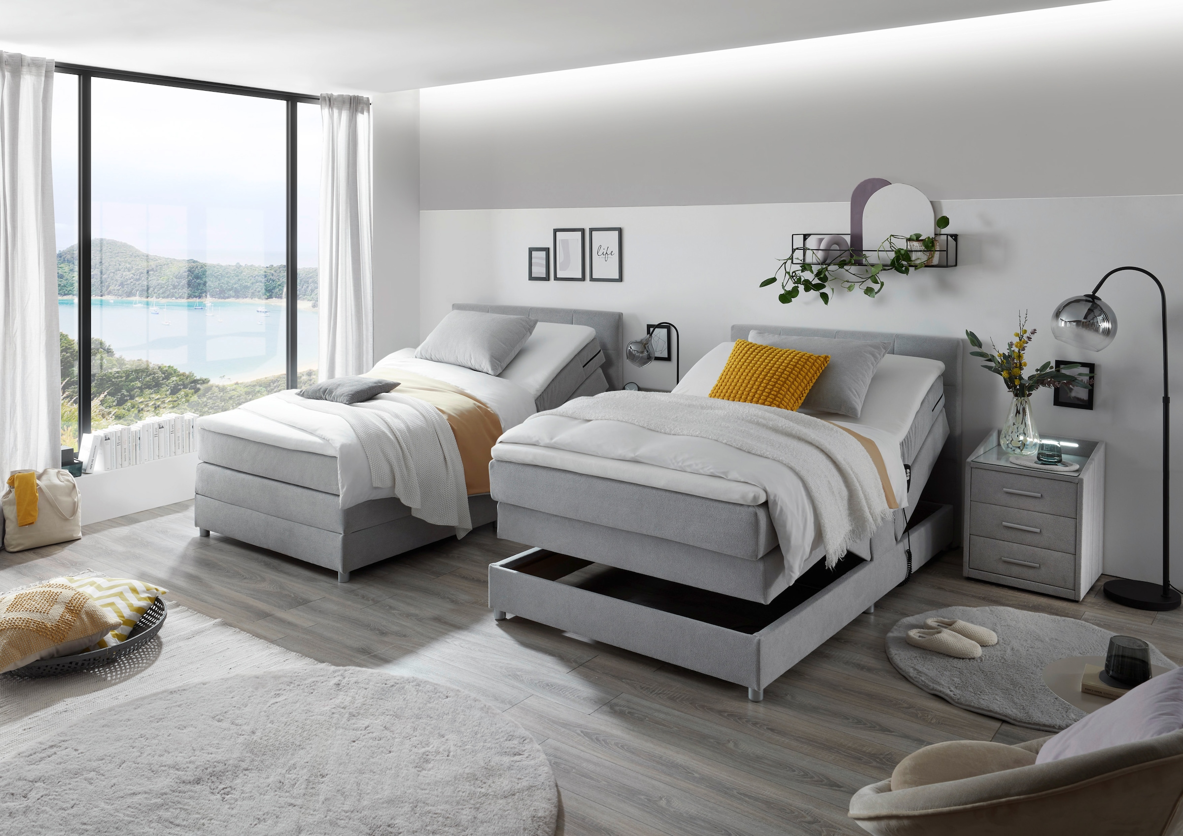 ED EXCITING DESIGN Lit boxspring »Toulouse B« moteur inclus