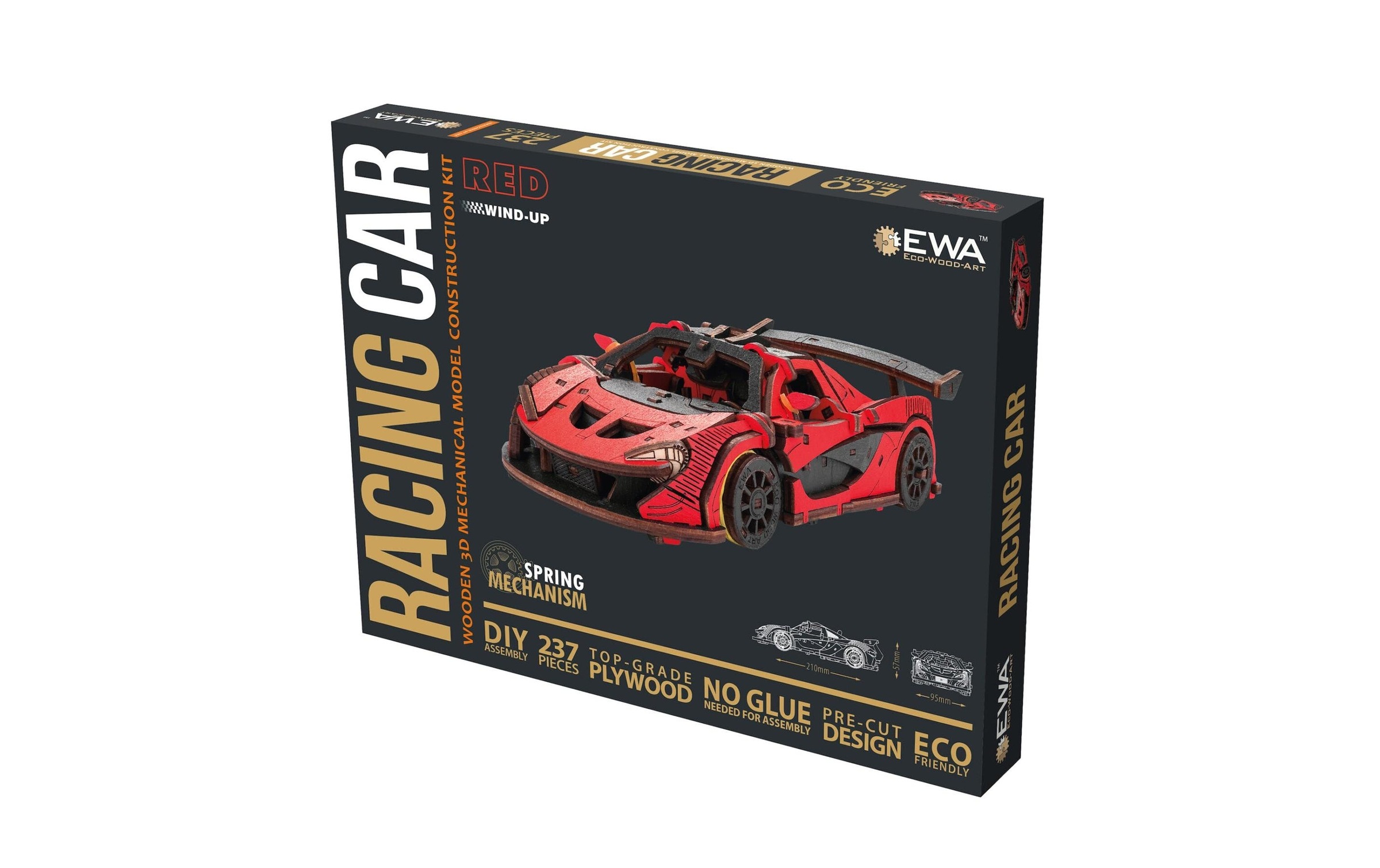   Modellbausatz »Eco-Wood-Art Rennwagen« 237 Stk. tlg.