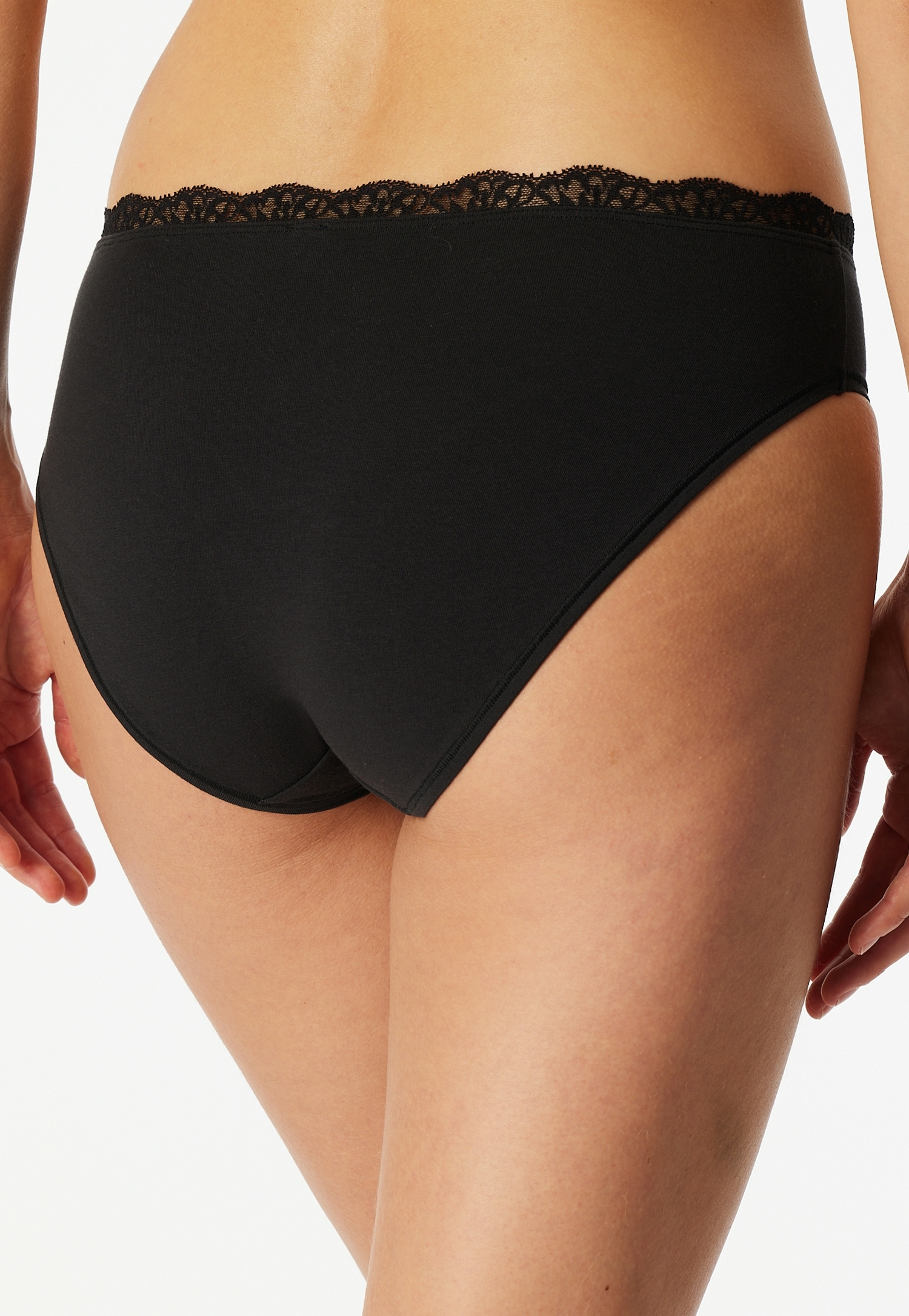 Schiesser Rioslip »Unique Cotton« mit feinem Spitzenbund