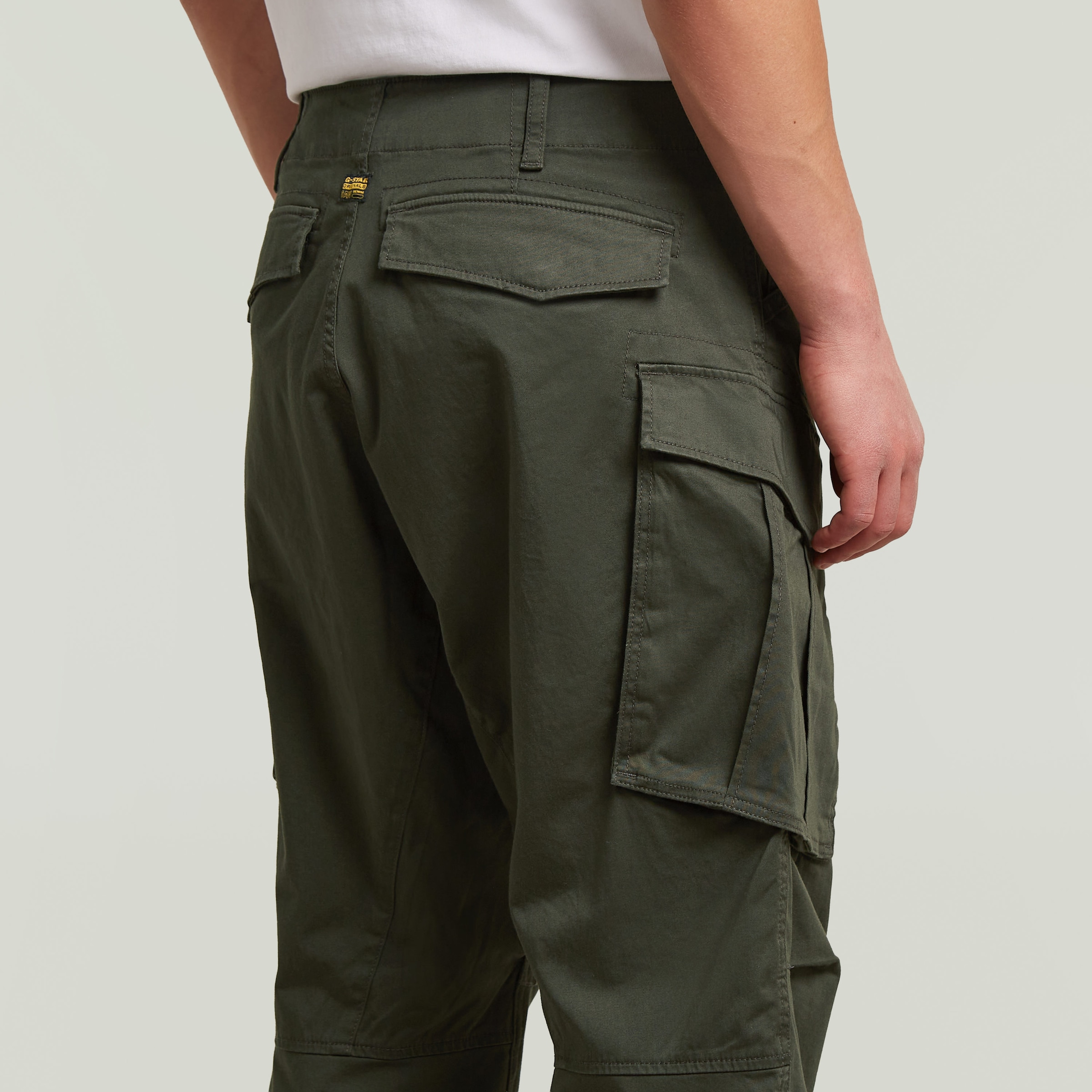 G-STAR Pantalon cargo »Rovic 3D Relaxed«  taille basse, mélange de coton avec une teneur en stretch