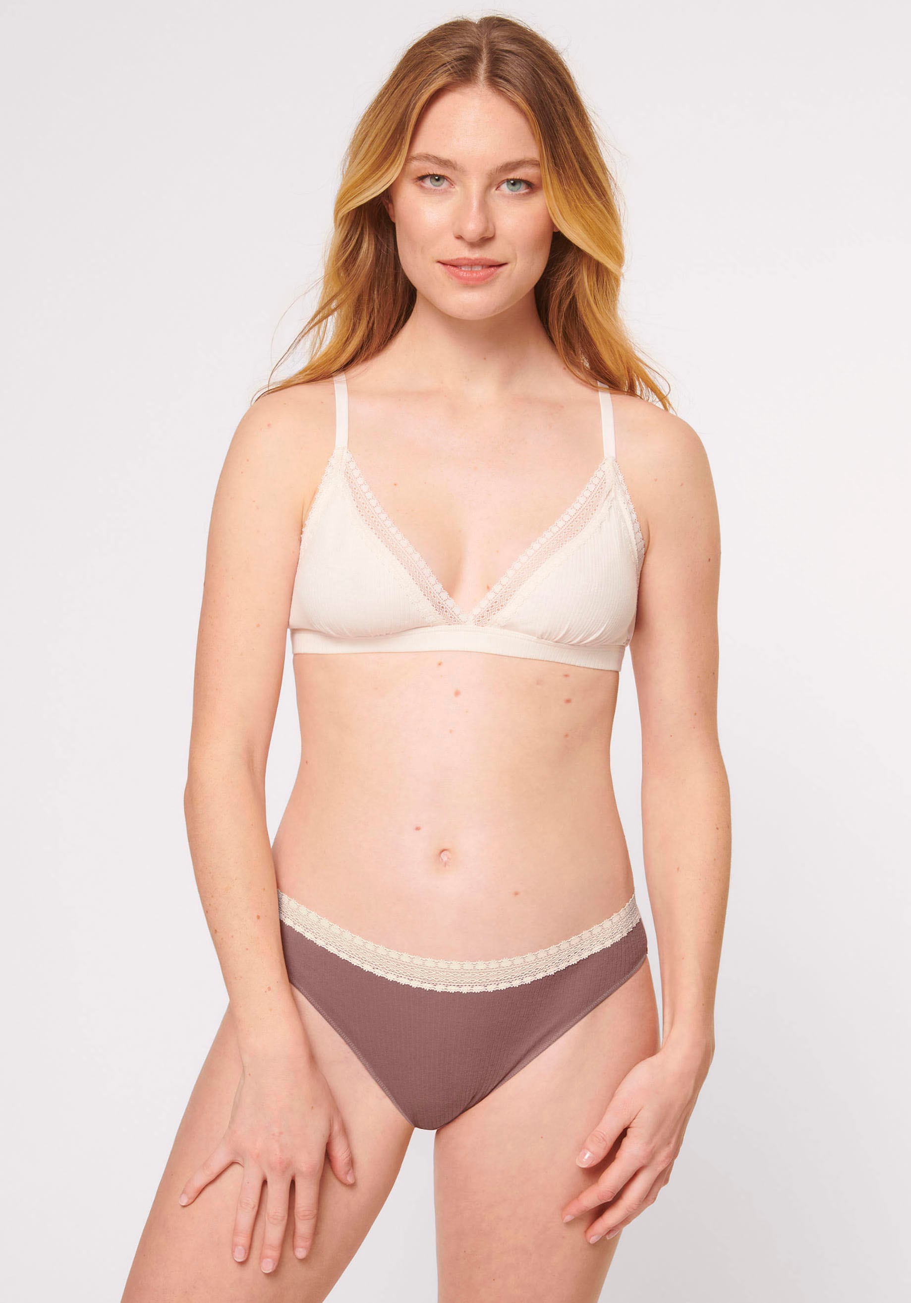 sloggi Tai-Slip »GO Ribbed« 2er Pack,  Feinripp, Baumwollmix, Stretch-Spitze, bequem, elastisch, weich