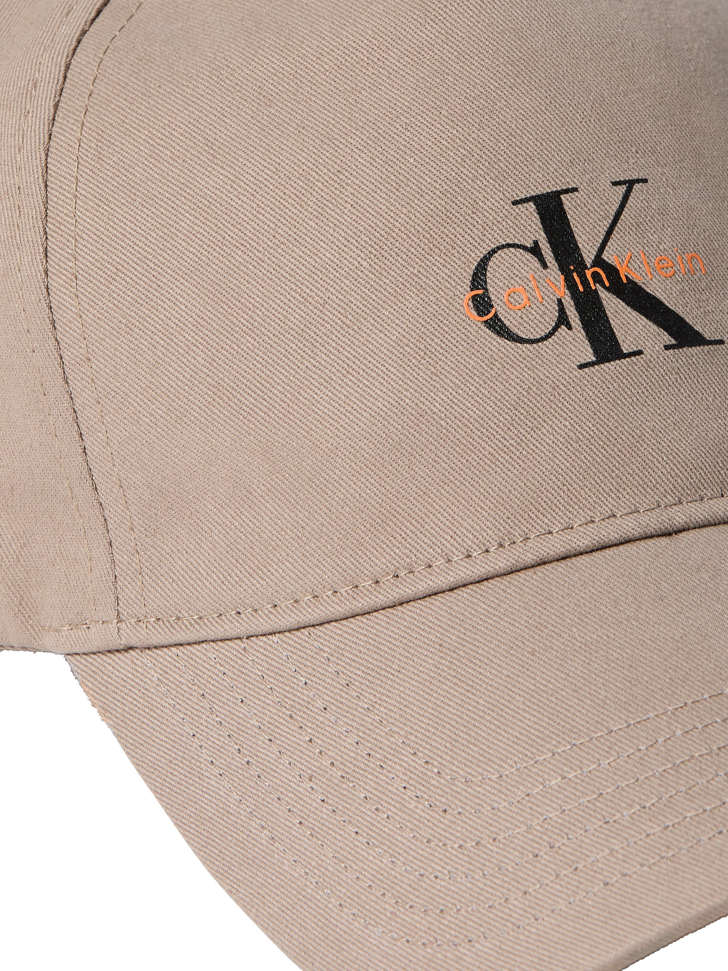 Calvin Klein Jeans Baseball Cap »MONOLOGO PRINTED BASEBALL CAP« Mit festem Schirm