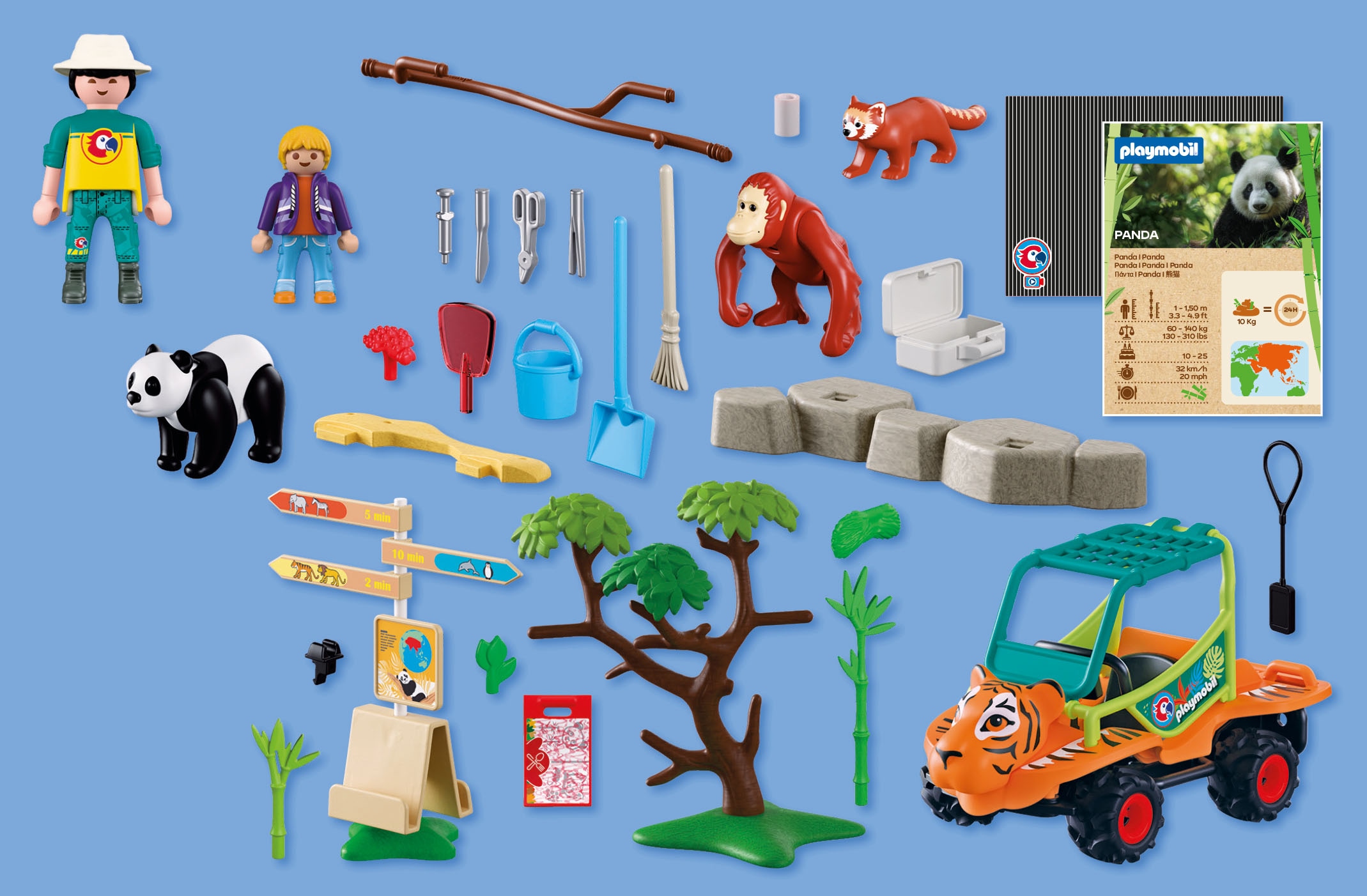 Playmobil® Jeu de construction »Zoo: Tierpflegermobil (72072), Animals & Friends« Made in Europe