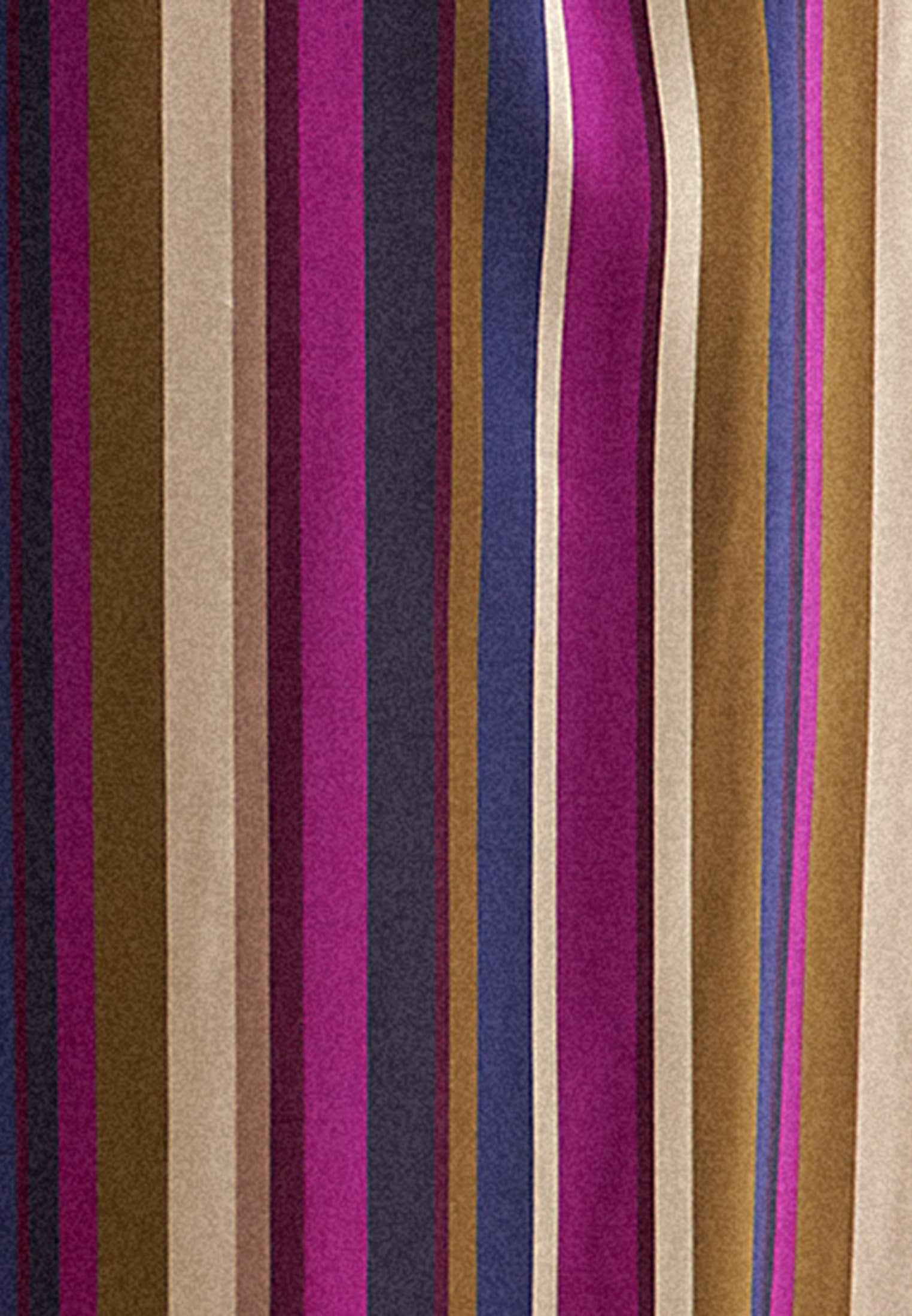 seidensticker Sommerkleid »Schwarze Rose« Langarm Kragen Druck