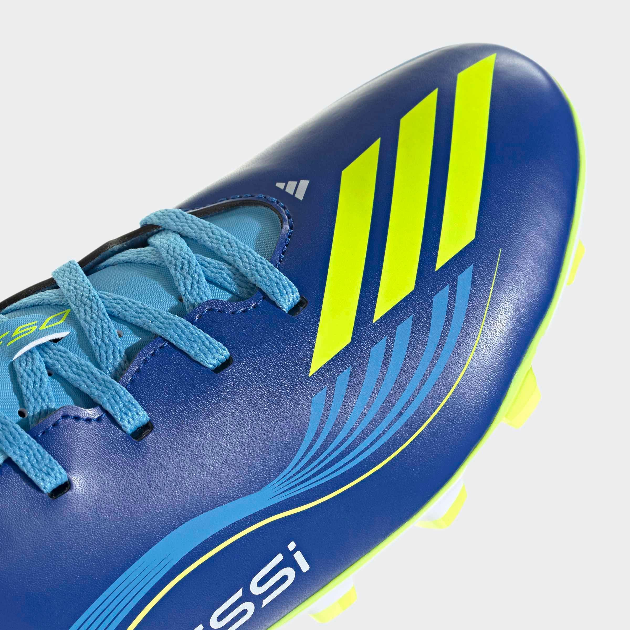 adidas Performance Fussballschuh »F50 MESSI CLUB  FÜR HART- UND ASCHENPLÄTZE«  geeignet für Rasen- und Kunstrasenplätze
