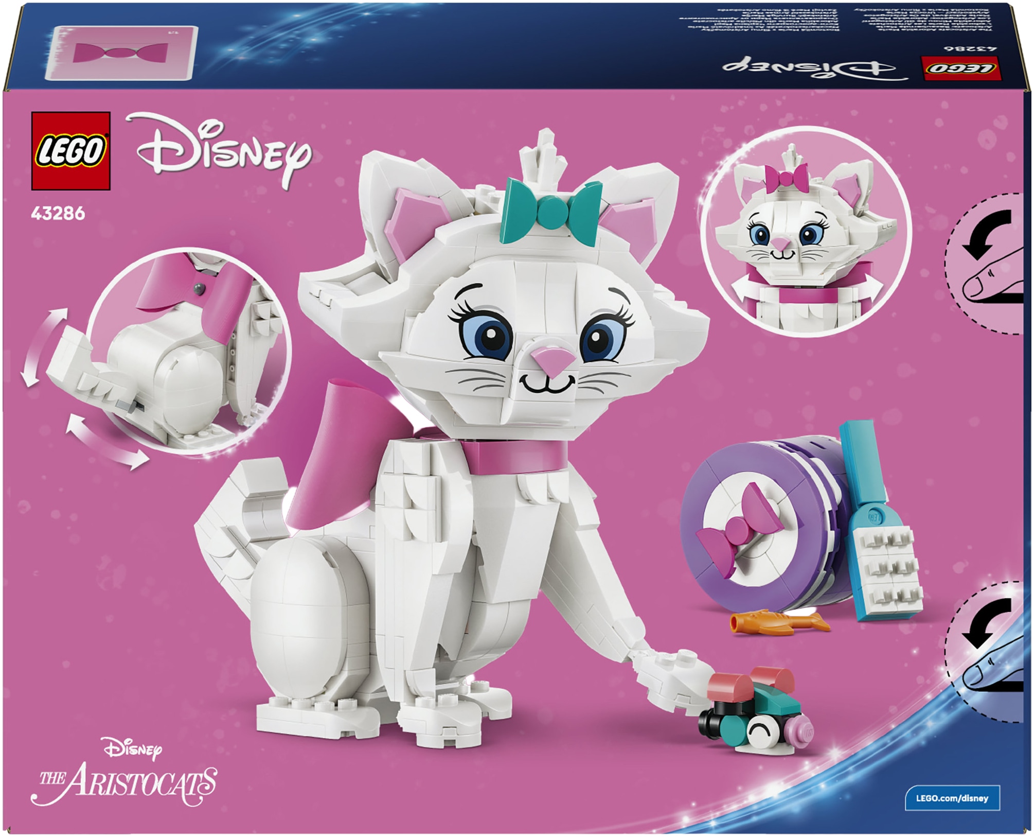 LEGO® Pions de construction »Aristocats: Bezaubernde Marie (43286), LEGO Disney Classic« fabriqué en Europe,