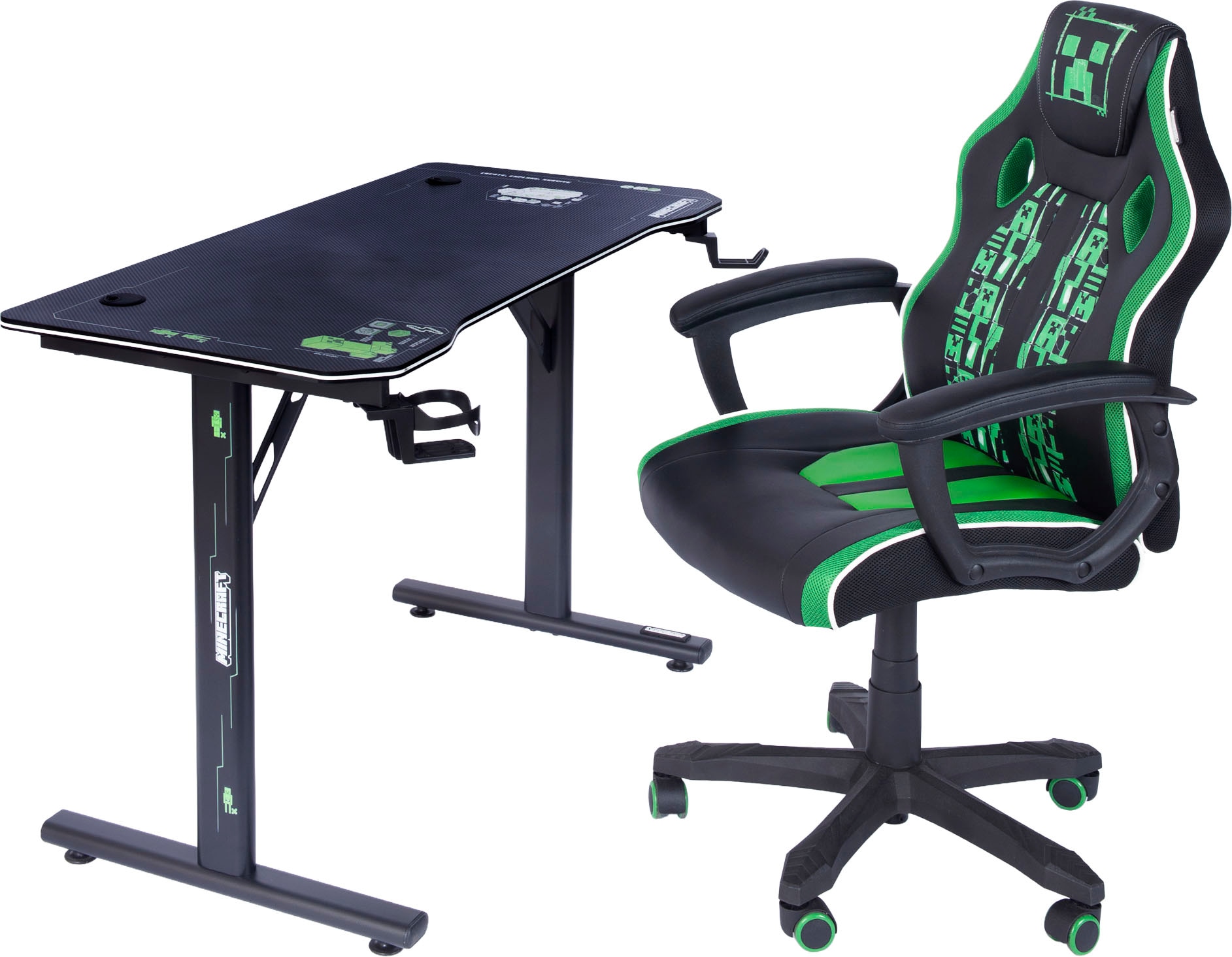 Phoenix Chaise de jeu () 1 cuisdétails verts, fauteuil de course